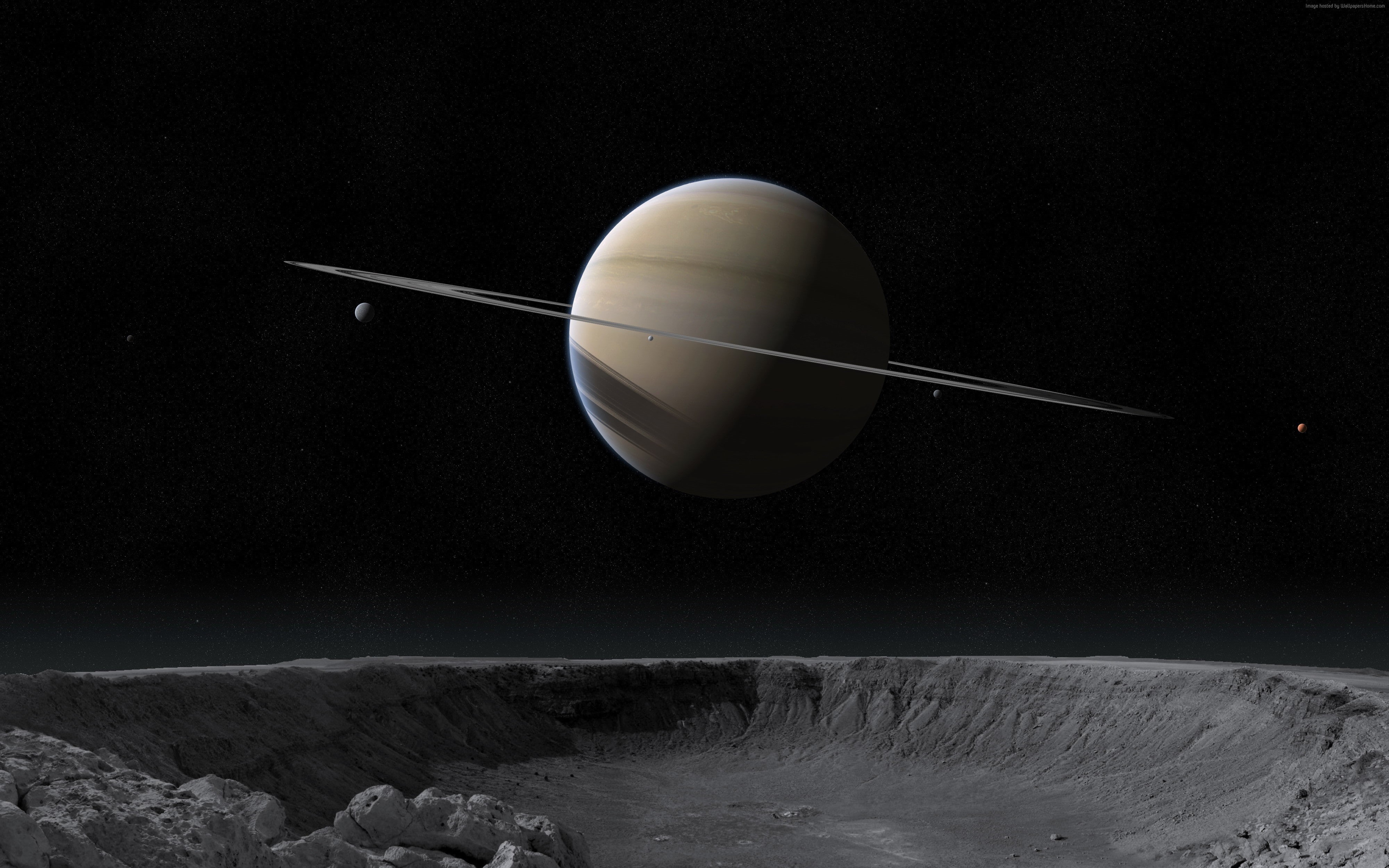 space, 4K, Exoplanet, Planet, stars, HD Wallpaper