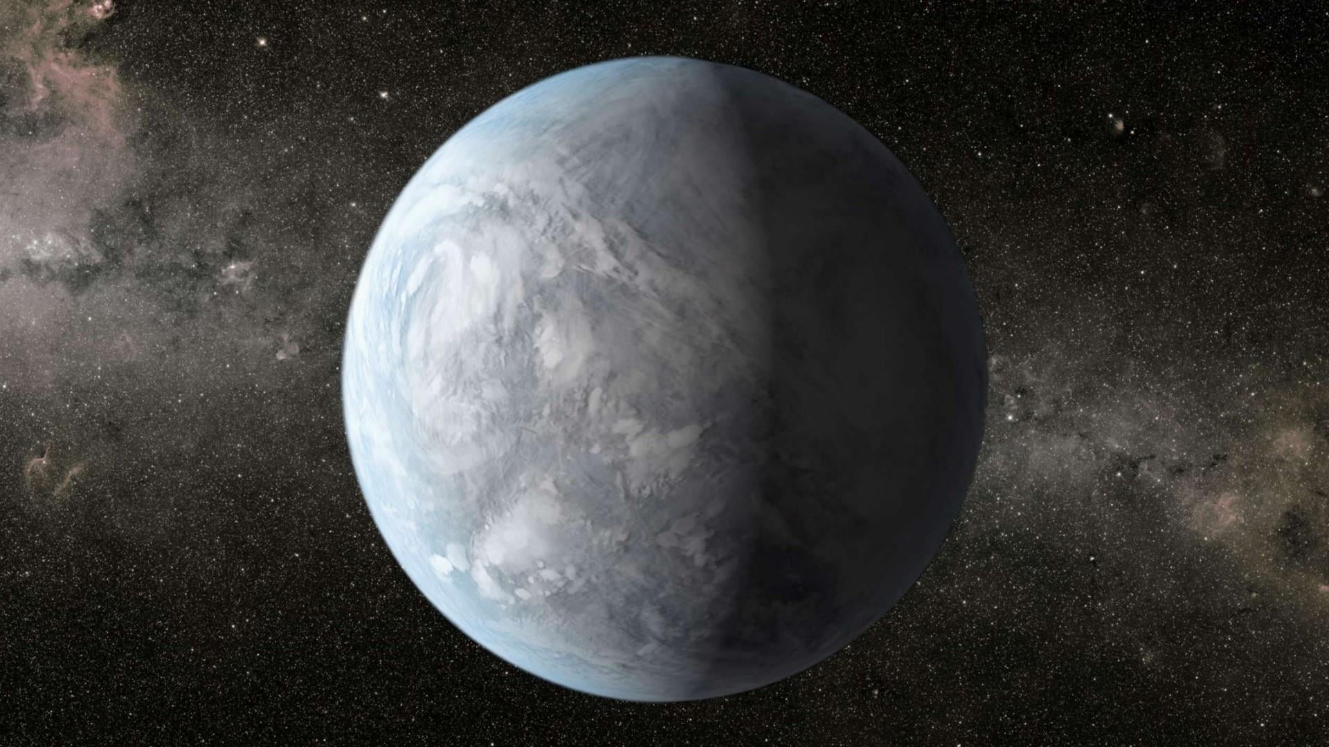 science, space exploration, nature, exploration, planet, outdoors, space, star - space, 1080P, sky, stars, shape, exoplanet, kepler-62e, habitable, single object, HD Wallpaper