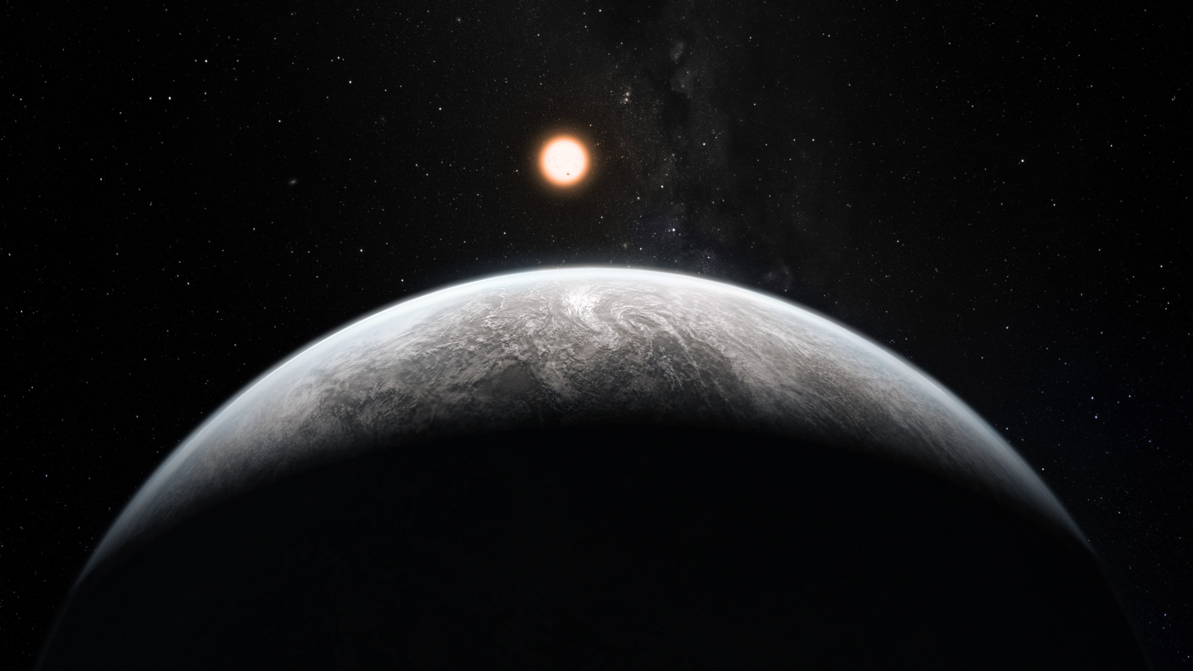 mystery, sphere, night, no people, earth, star - space, luminosity, single object, exoplanet, eclipse, astronomy, orbiting, exploration, 4K, moon, star, HD Wallpaper