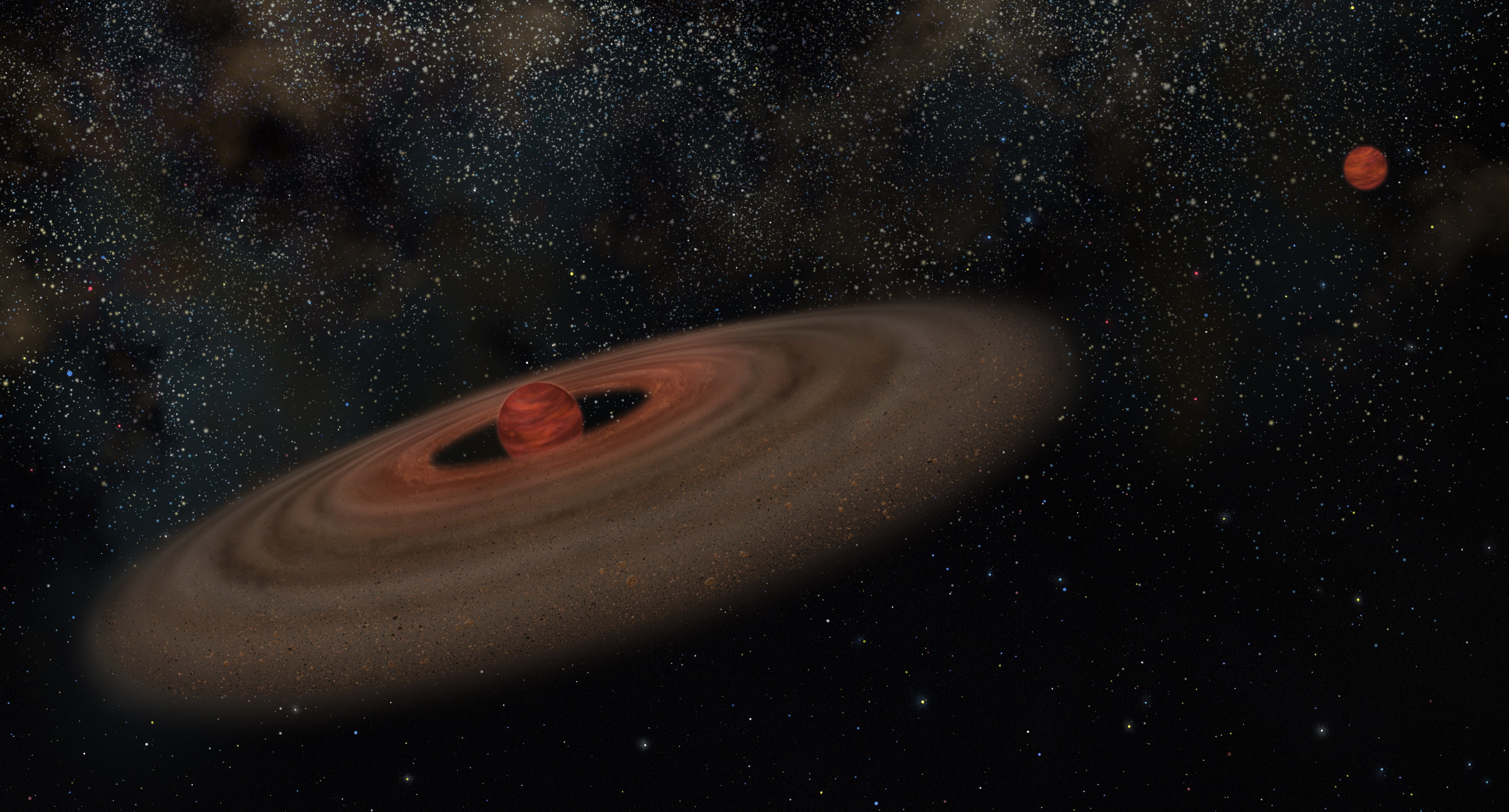 Exoplanets, 4K, Brown dwarfs, figure, Protoplanetary disk, HD Wallpaper