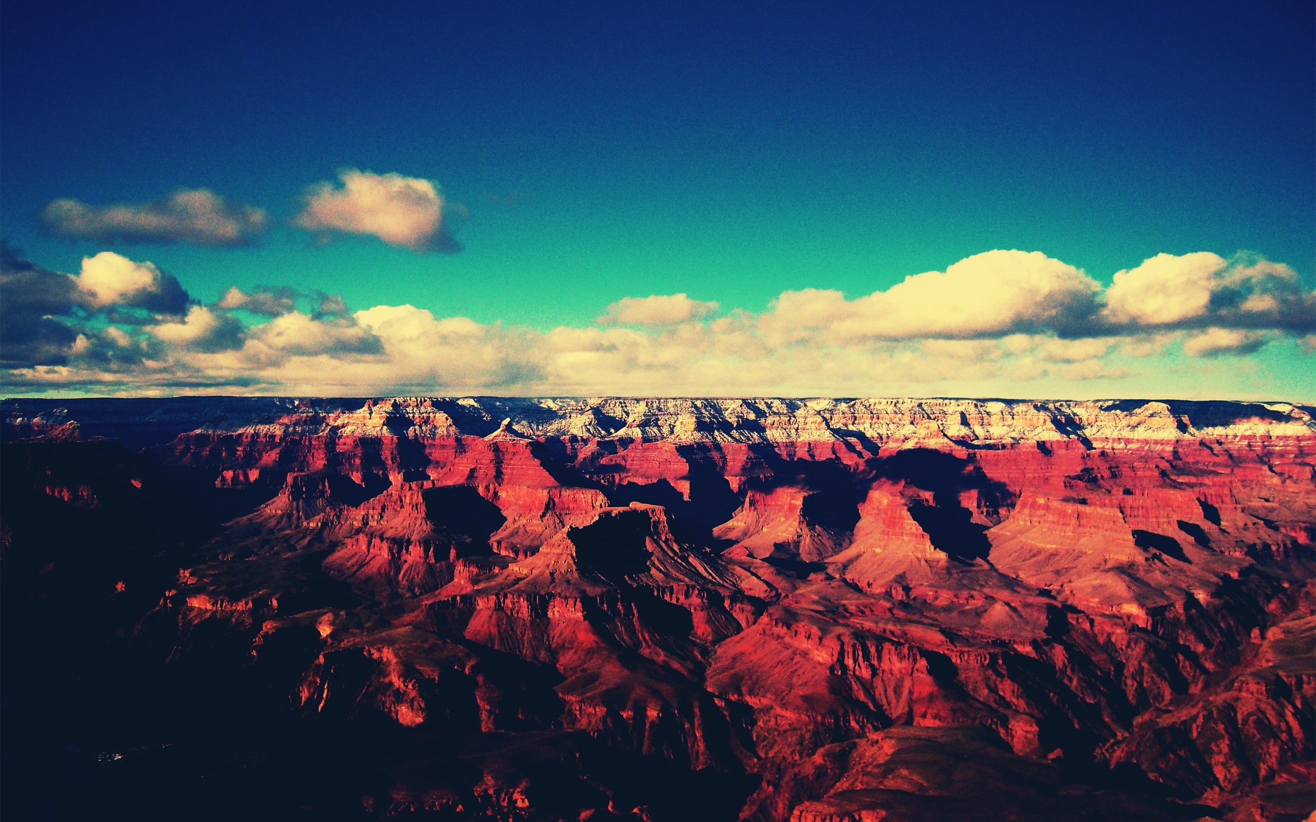 day, 2K, geology, nature, no people, beauty in nature, solid, national park, arid climate, outdoors, blue, cloud - sky, mountain, physical geography, environment, HD Wallpaper