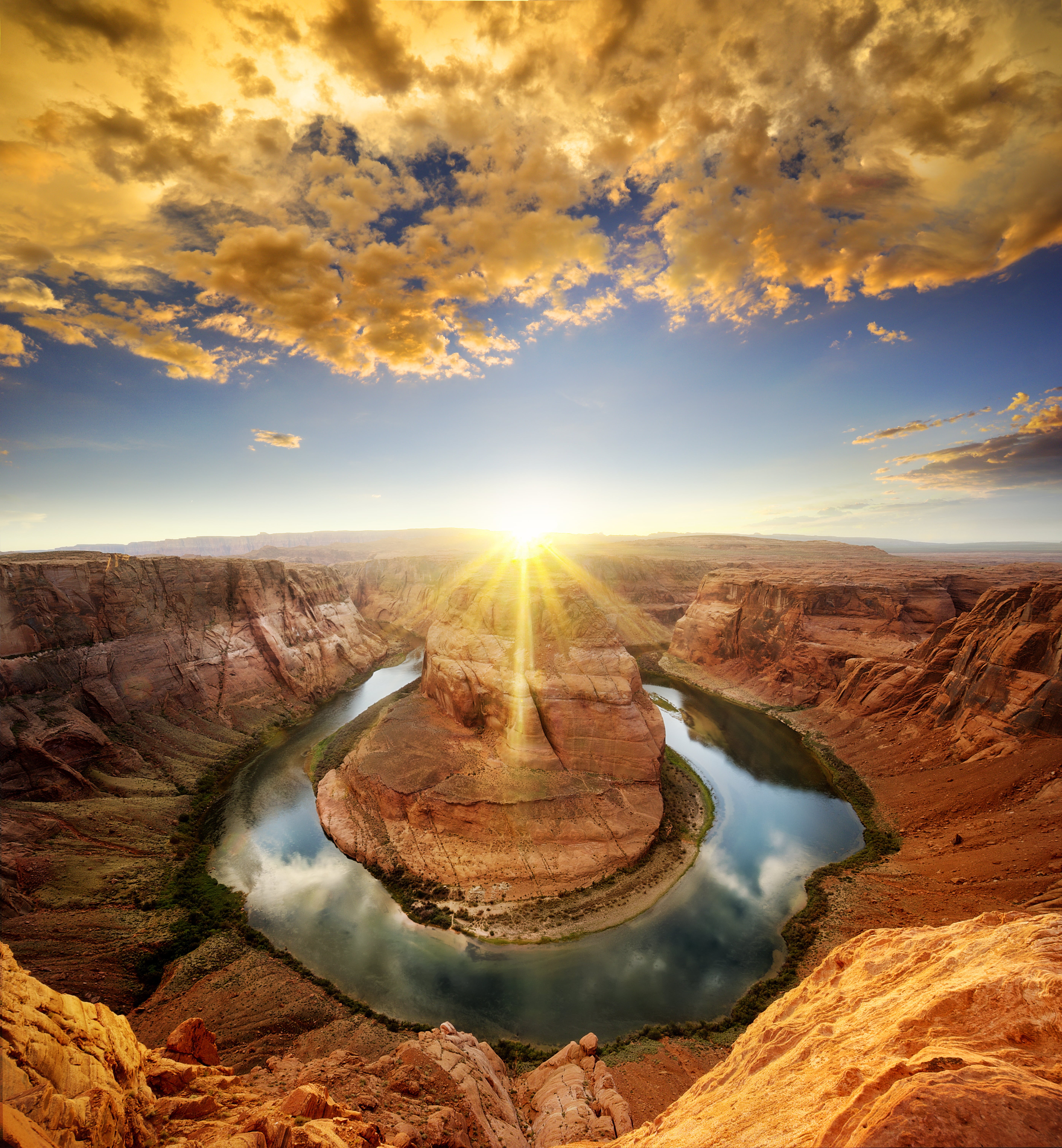 river, horseshoe, famous Place, outdoors, scenics, bed, uSA, com, photograph, 5K, grand Canyon National Park, aerial, Aerial Photograph, beauty In Nature, Phone HD Wallpaper