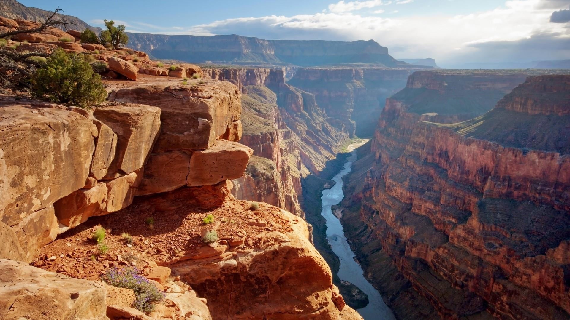 eroded, colorado river, outdoors, arizona, mountain, rock, tranquility, travel destinations, scenics - nature, solid, non-urban scene, toroweap overlook, HD Wallpaper