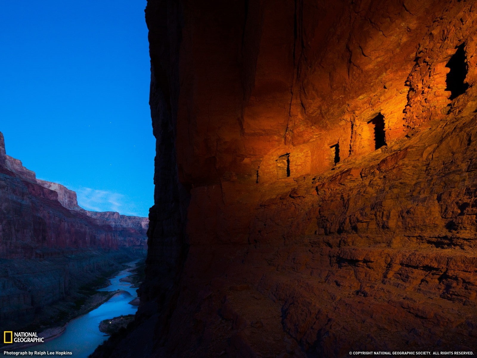 Grand Canyon, National Geographic, rock formation, 720P, river, HD Wallpaper