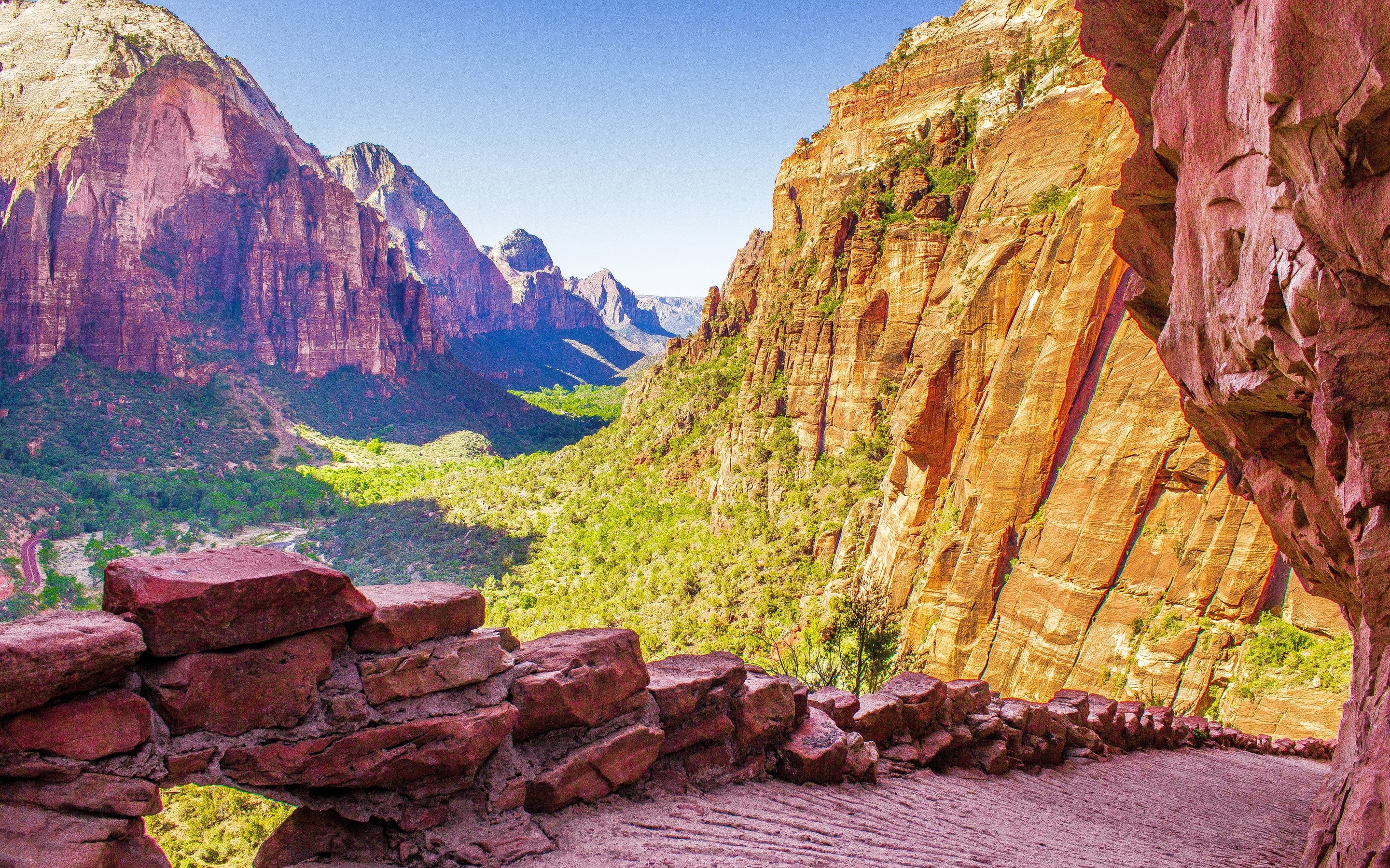 utah, mountains, 2K, park, zion national park, zion, national, usa, HD Wallpaper