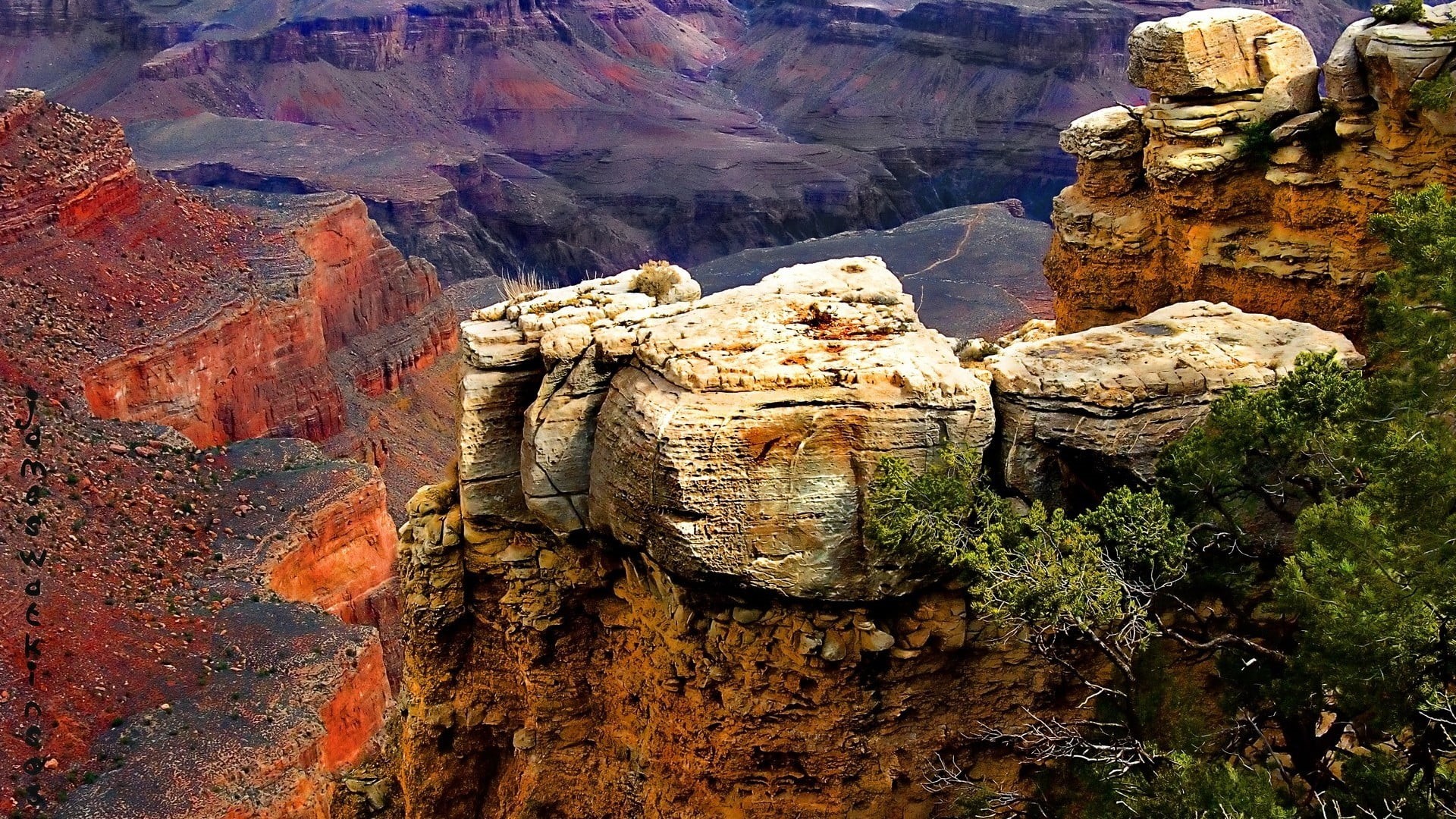 monument, Grand Canyon National Park, physical geography, beside, day, Arizona, mountains, textured, non-urban scene, solid, outdoors, rock - object, beauty in nature, HD Wallpaper