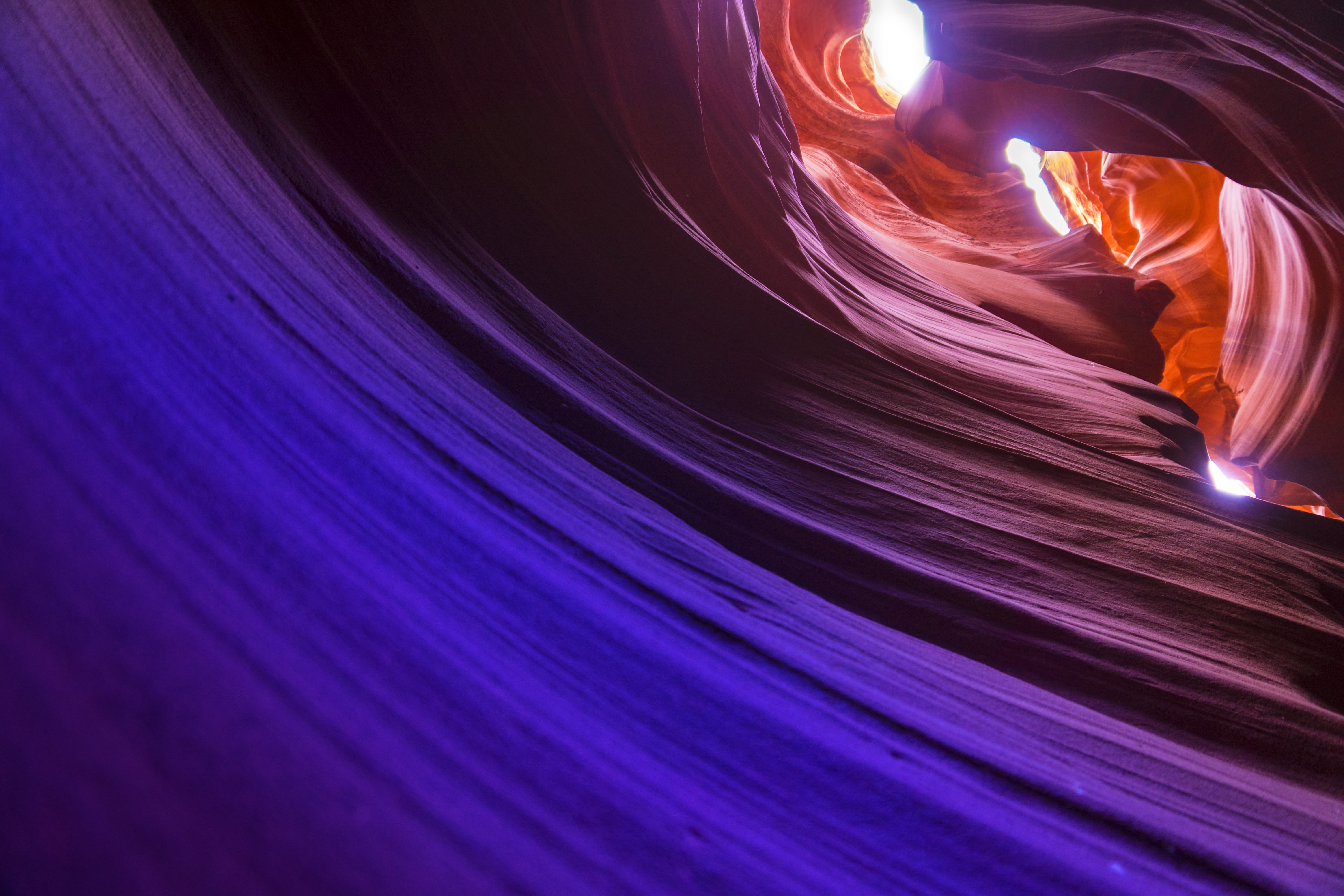 backgrounds, blue, painting, Process, Colors, 5K, colores, orange, Antelope Canyon, multi Colored, Hard, abstract painting, Arizona, abstract, HD Wallpaper