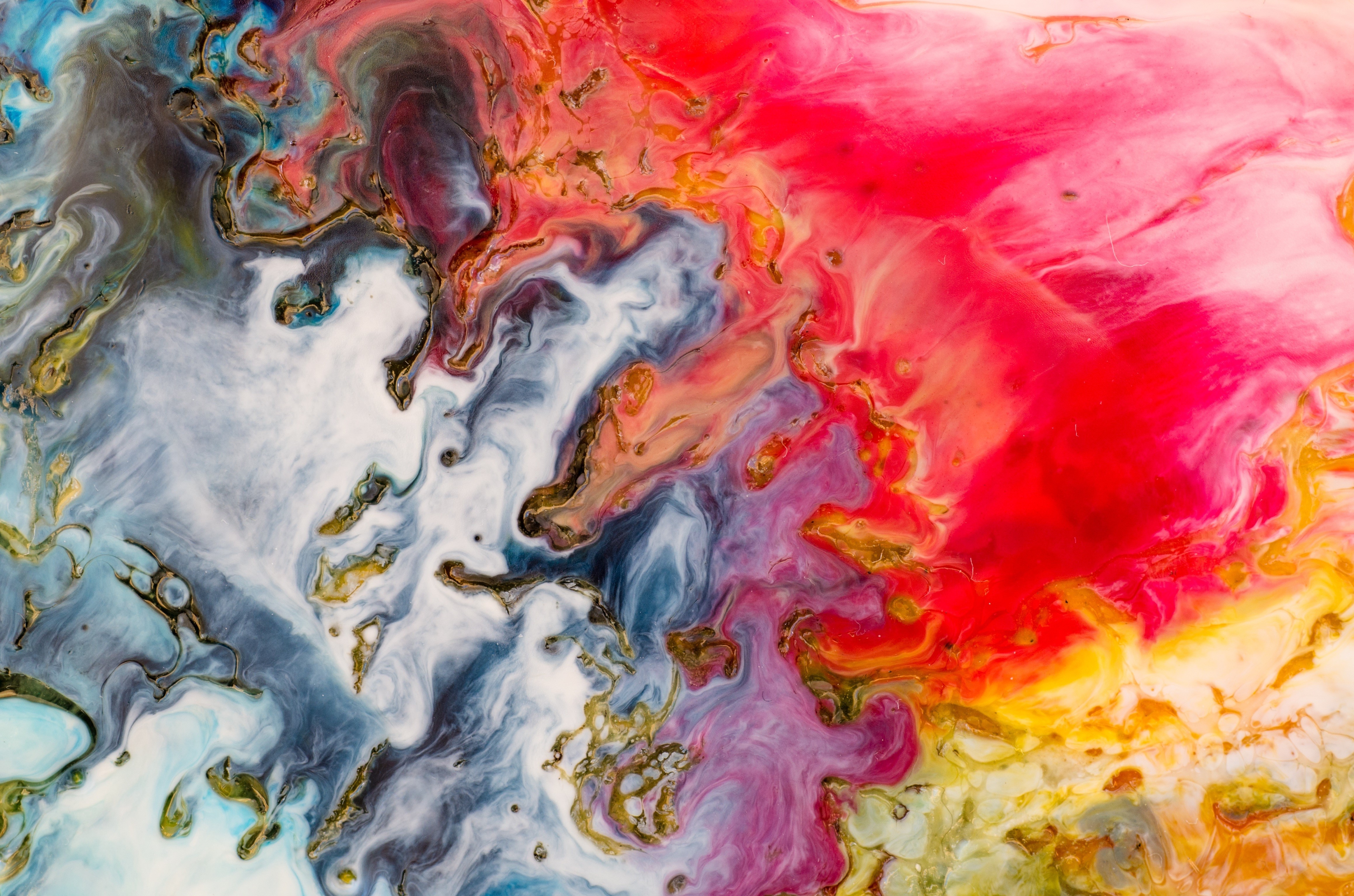 creativity, indoors, nature, sea, pattern, art, heiss, full frame, detail, structure, hot wax, painting, variation, red, abstract, mixing, flowing, background, HD Wallpaper