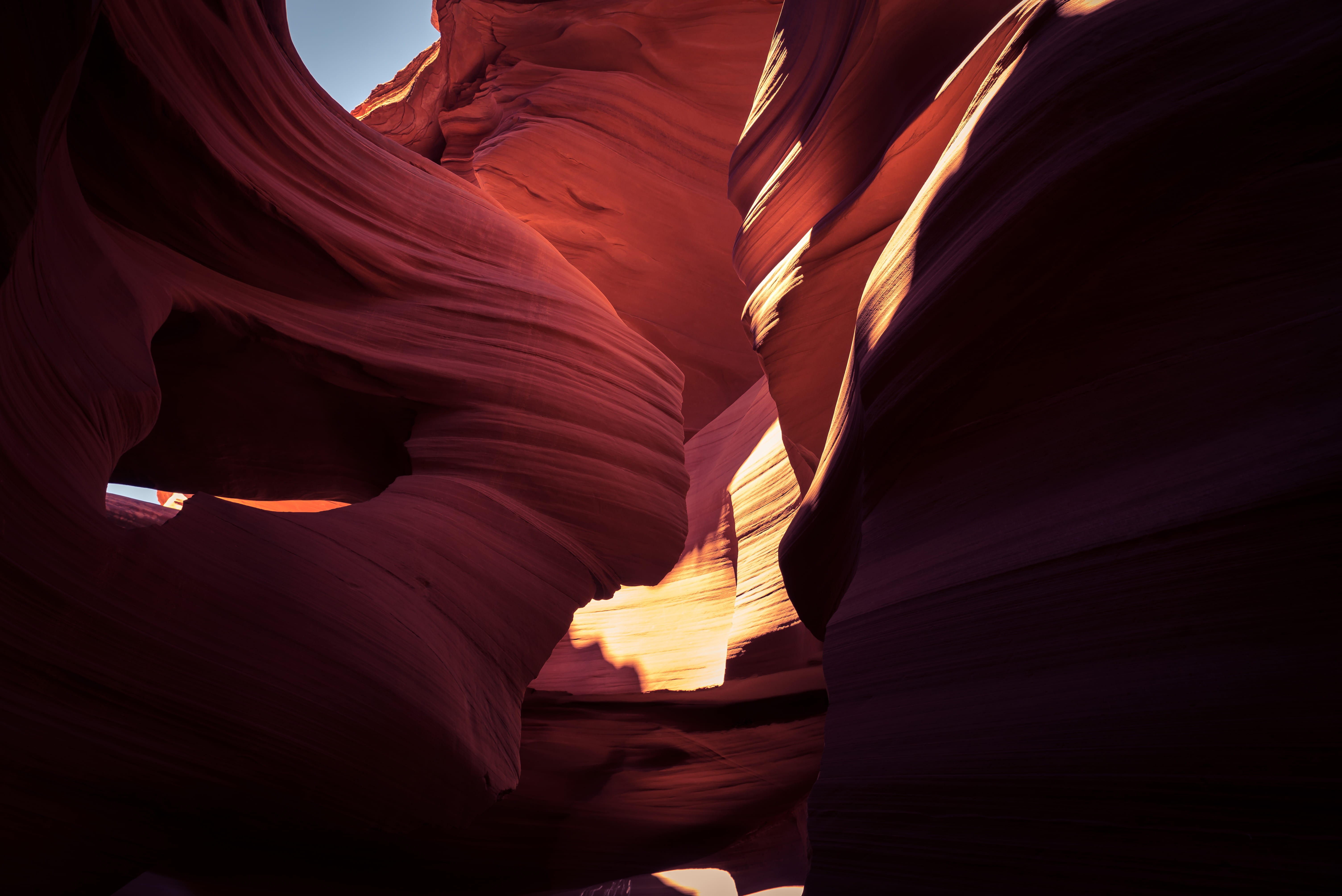 outdoors, tourism, nature, canyon, physical geography, beauty in nature, red, sand, abstract, eroded, sandstone, stone, 5K, art, rock formation, no people, HD Wallpaper