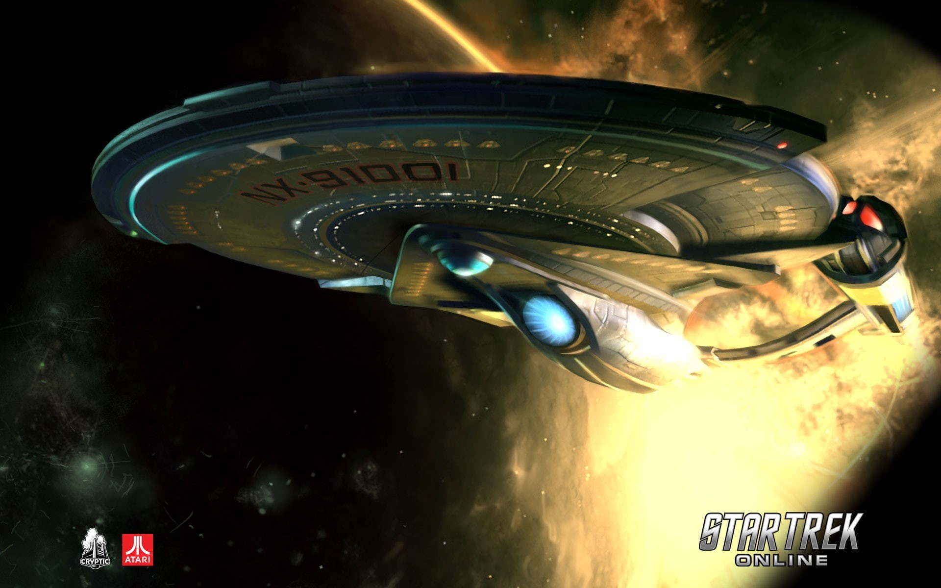 hd, starship, video games, star, 1080P, trek, spaceship, HD Wallpaper