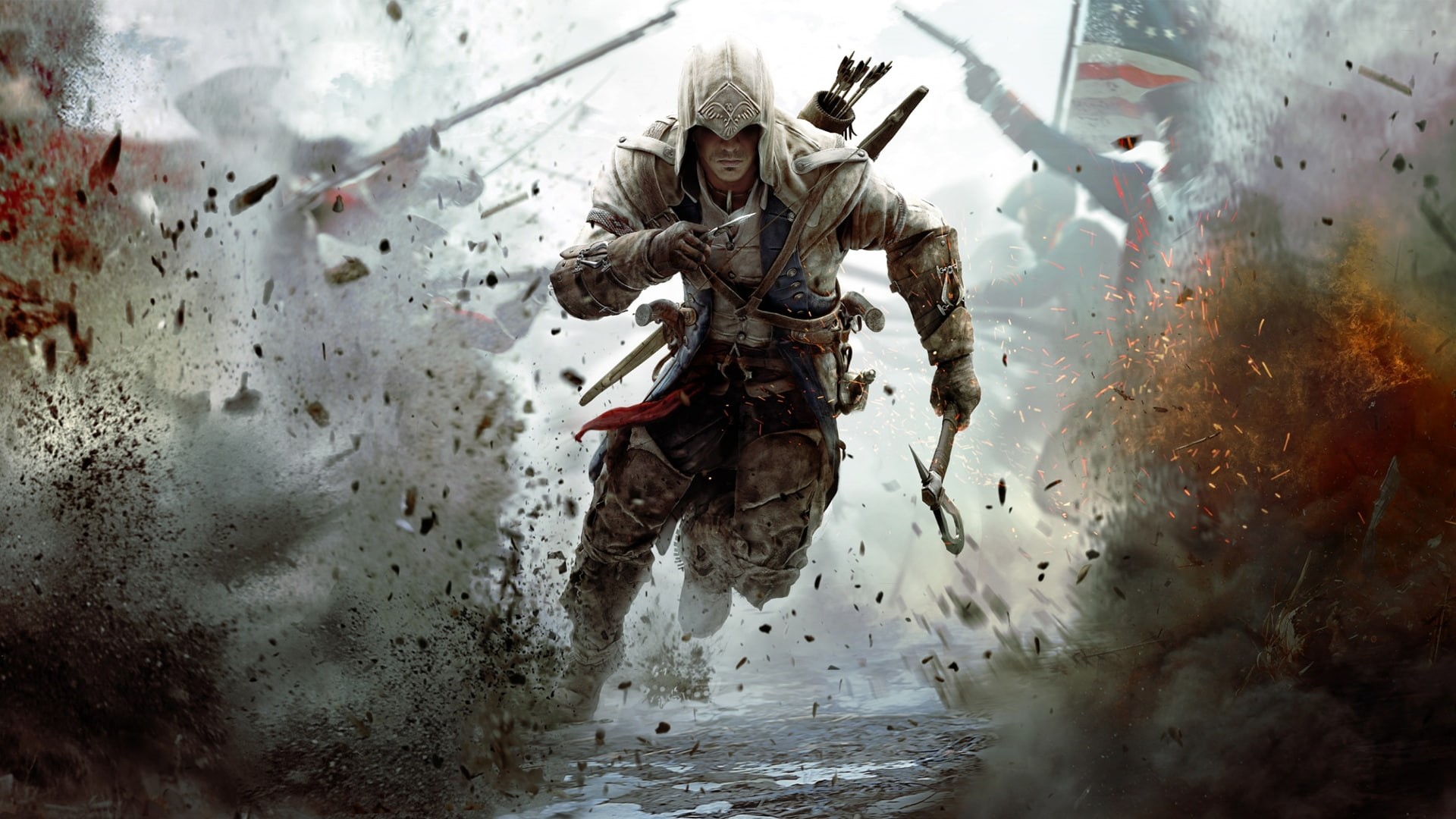 assassins creed 3, games, art, hd, Video Games, creed, Playstation 3, video, xbox, pc, playstation, Adventure, Xbox 360, 1080P, assassins, HD Wallpaper