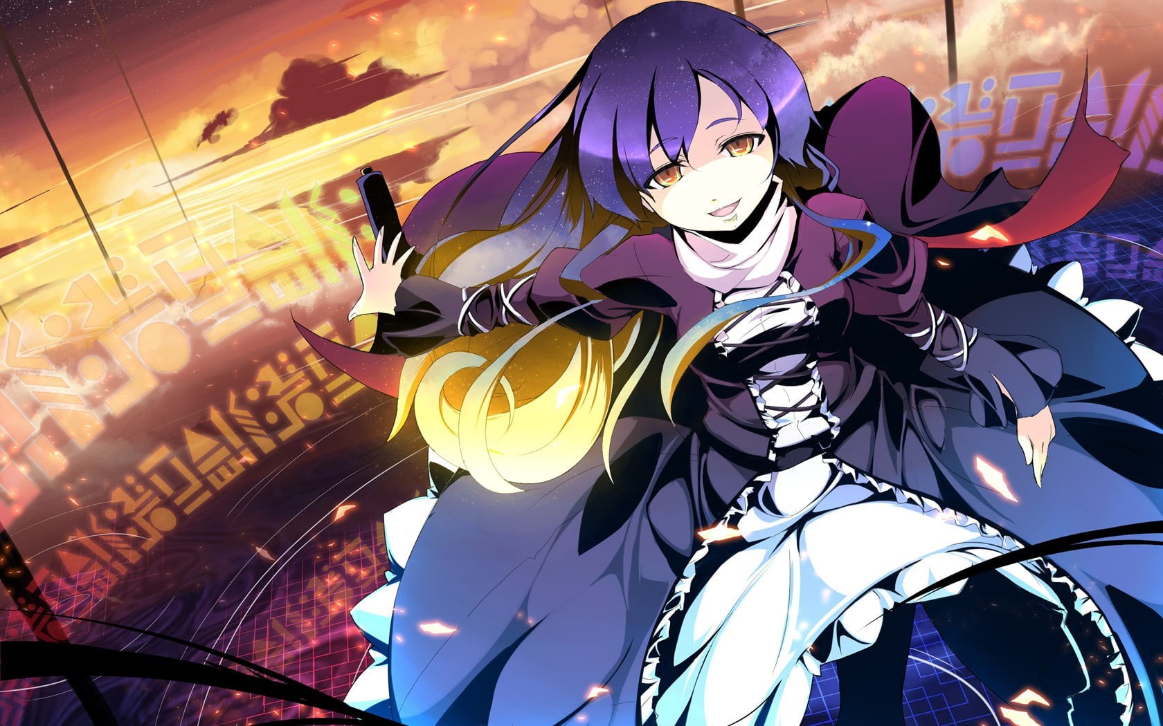 electricity, Touhou, 720P, architecture, video games, haired, girl, built structure, Hijiri Byakuren, sunlight, sky, clothing, representation, illustration, HD Wallpaper