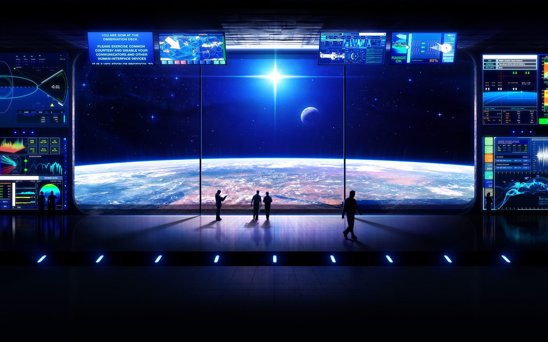 Sci Fi, Spaceship, Ship, Star Trek, Star Trek Bridge, 1080P, Stars, Guild Wars, Space, HD Wallpaper