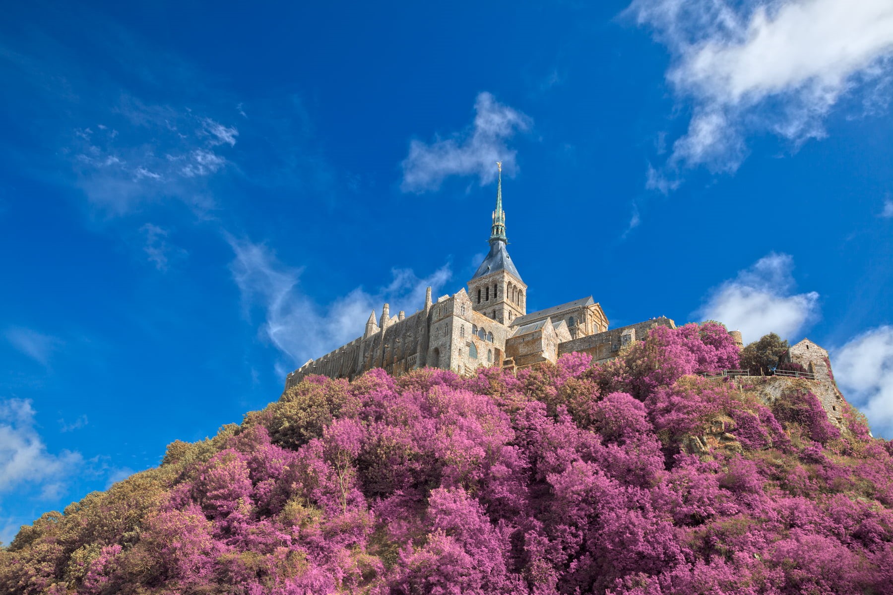 epic, image, outdoor, saint, outdoors, historic, tower, france, french, mont  saint-michel, Castle, ca, cathedral, classic, tickle  me  pink, medieval, HD Wallpaper
