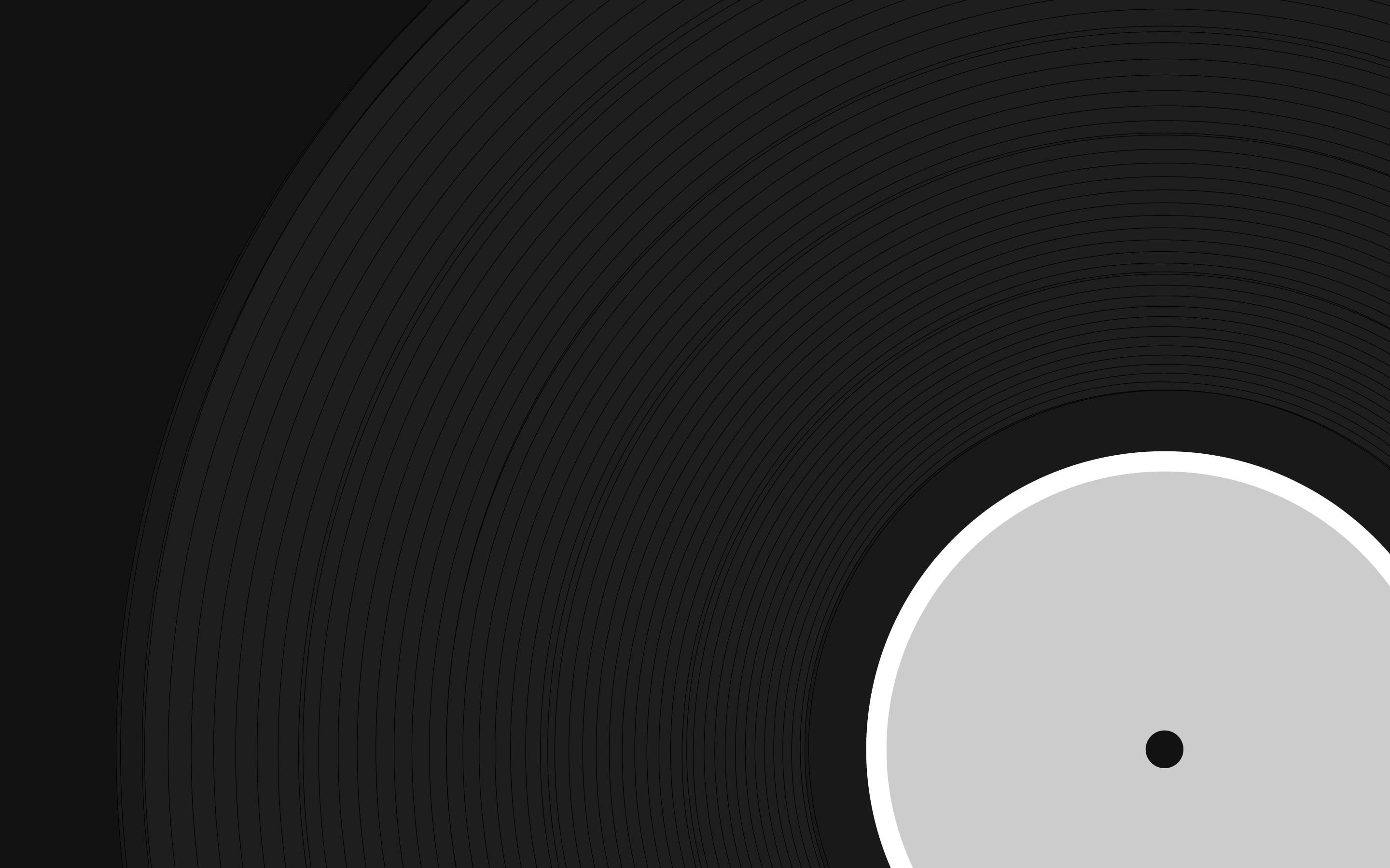 minimalism, audio, 2K, vinyl, HD Wallpaper