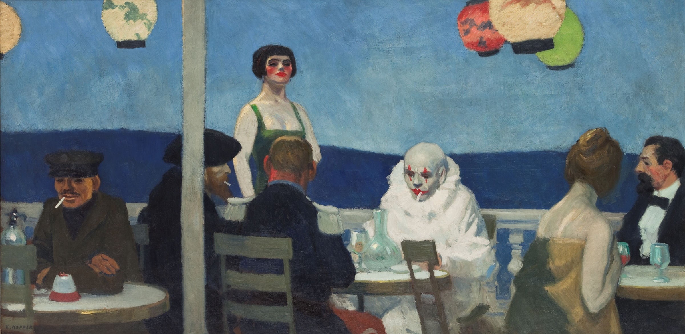1080P, Evening Blue, Edward Hopper, 1914, HD Wallpaper