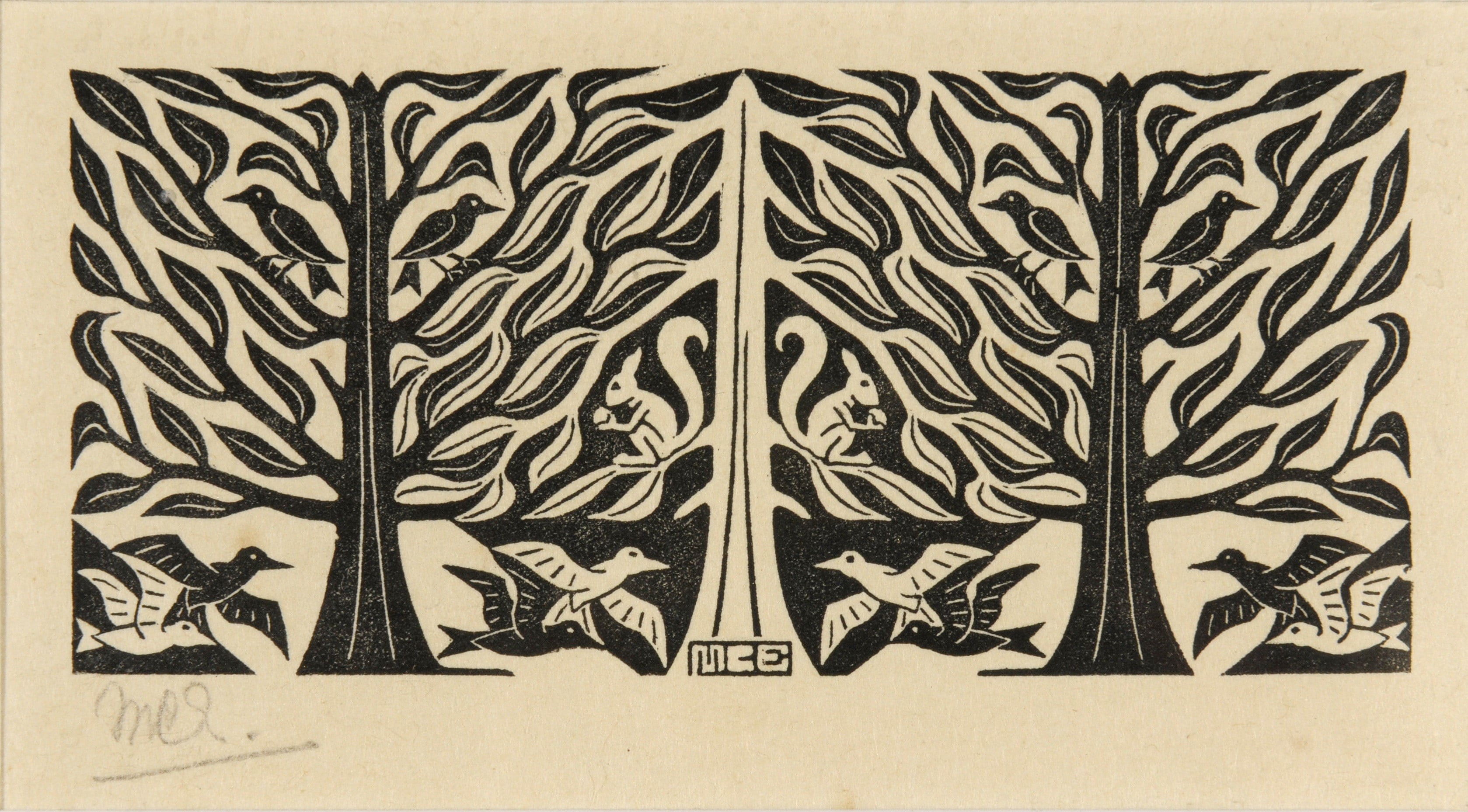 ink, architecture, decor, floral pattern, optical illusion, design Element, decoration, pattern, animals, old-fashioned, drawing, retro Styled, tree, squirrel, HD Wallpaper