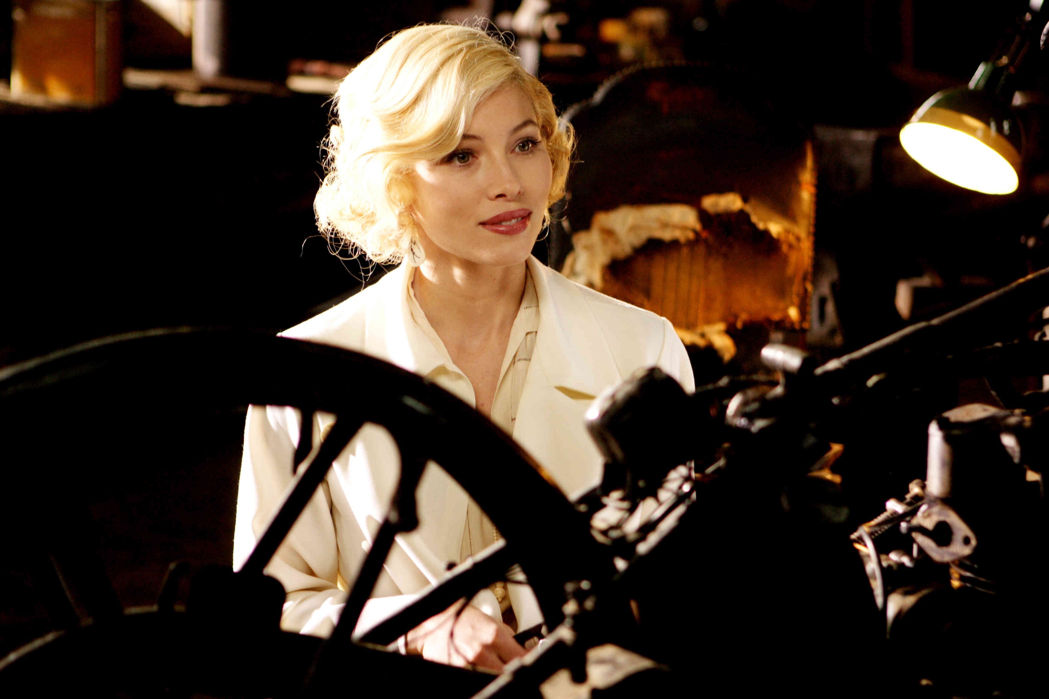 motobike, Easy Virtue, blonde, Jessica Biel, 2K, HD Wallpaper