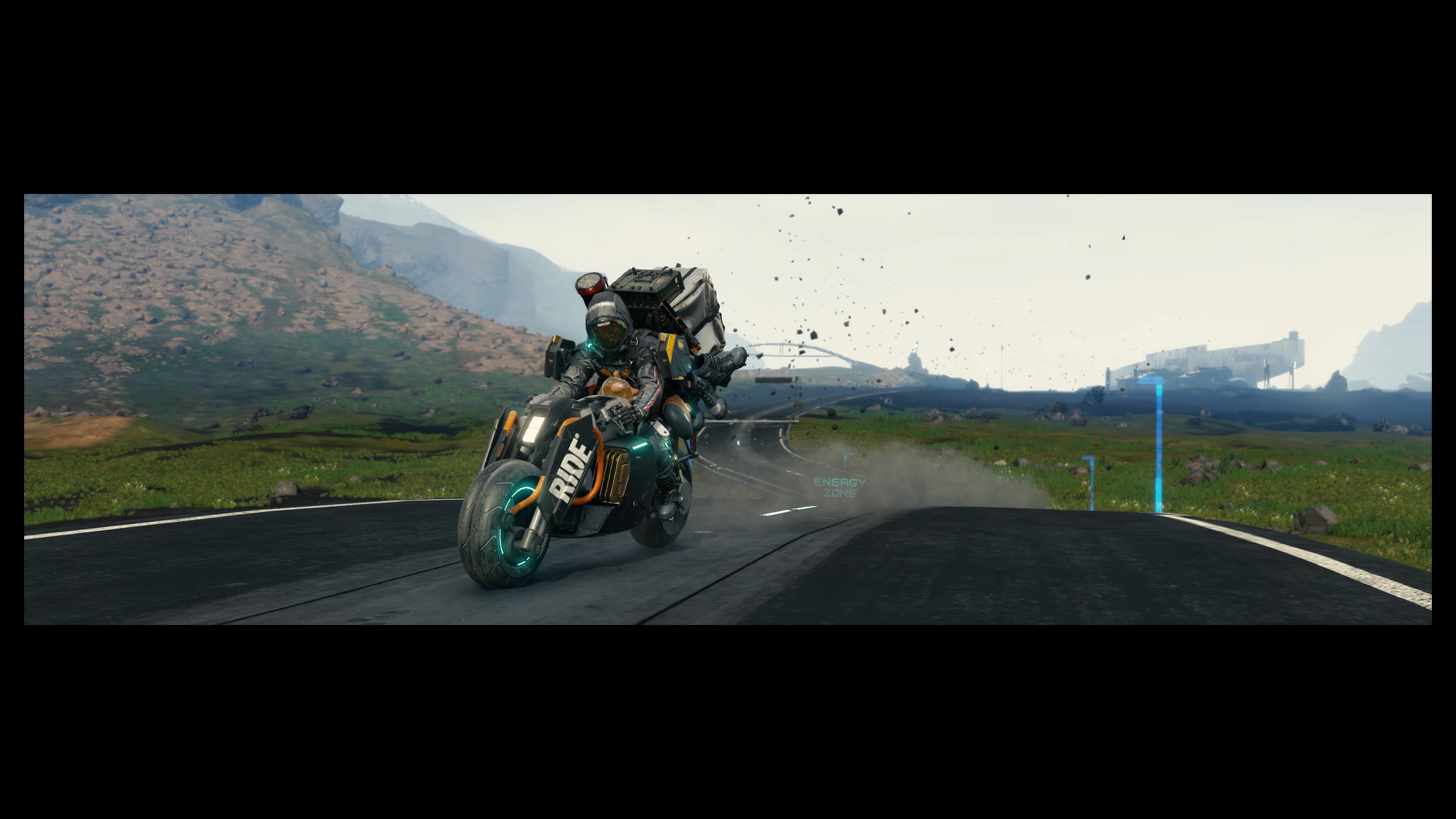 motobike, 4K, PlayStation 4, weapon, video games, Norman Reedus, Death Stranding, HD Wallpaper