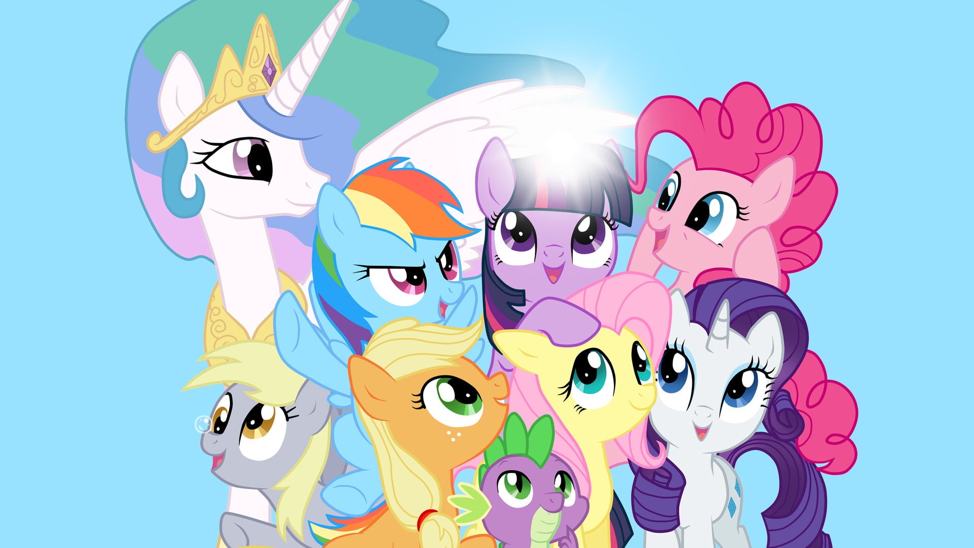 cartoon, little, 1080P, pony, ponies, my little pony, HD Wallpaper