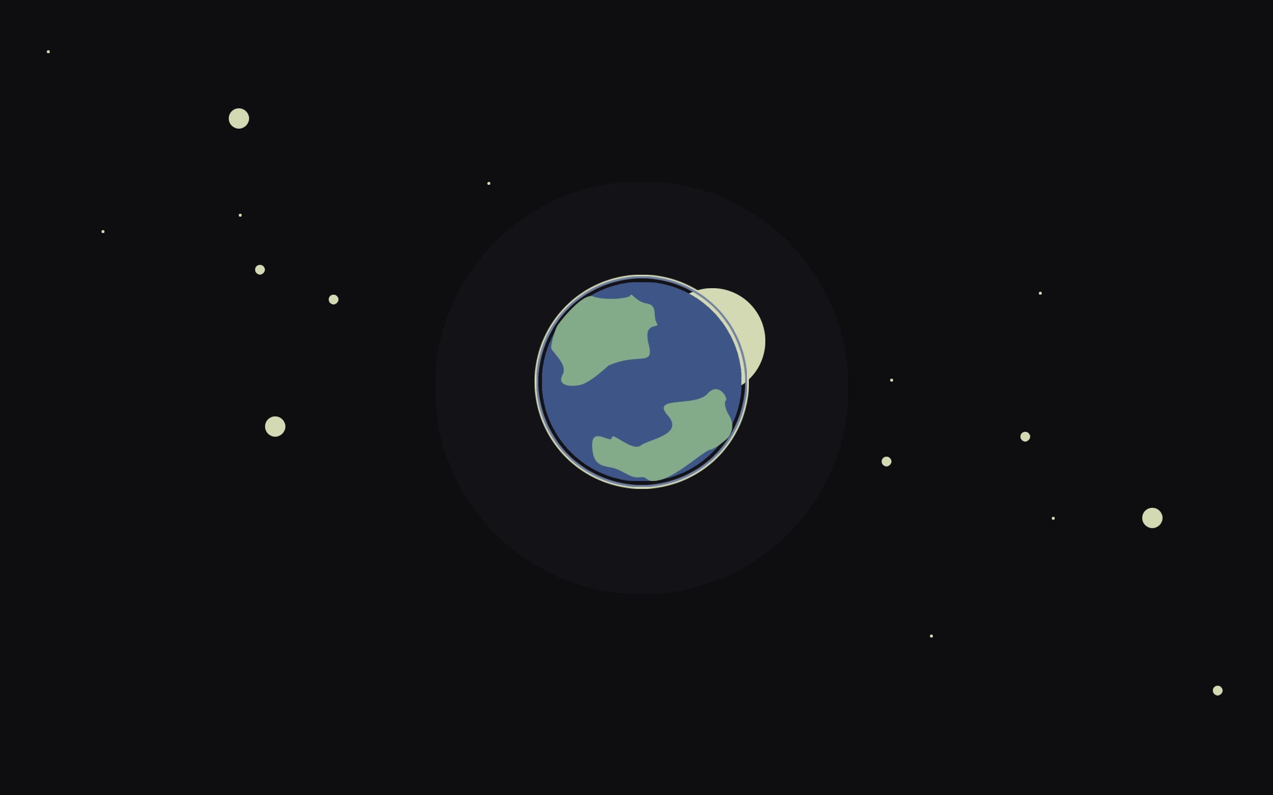 2K, minimalism, planet, space, cartoon, HD Wallpaper
