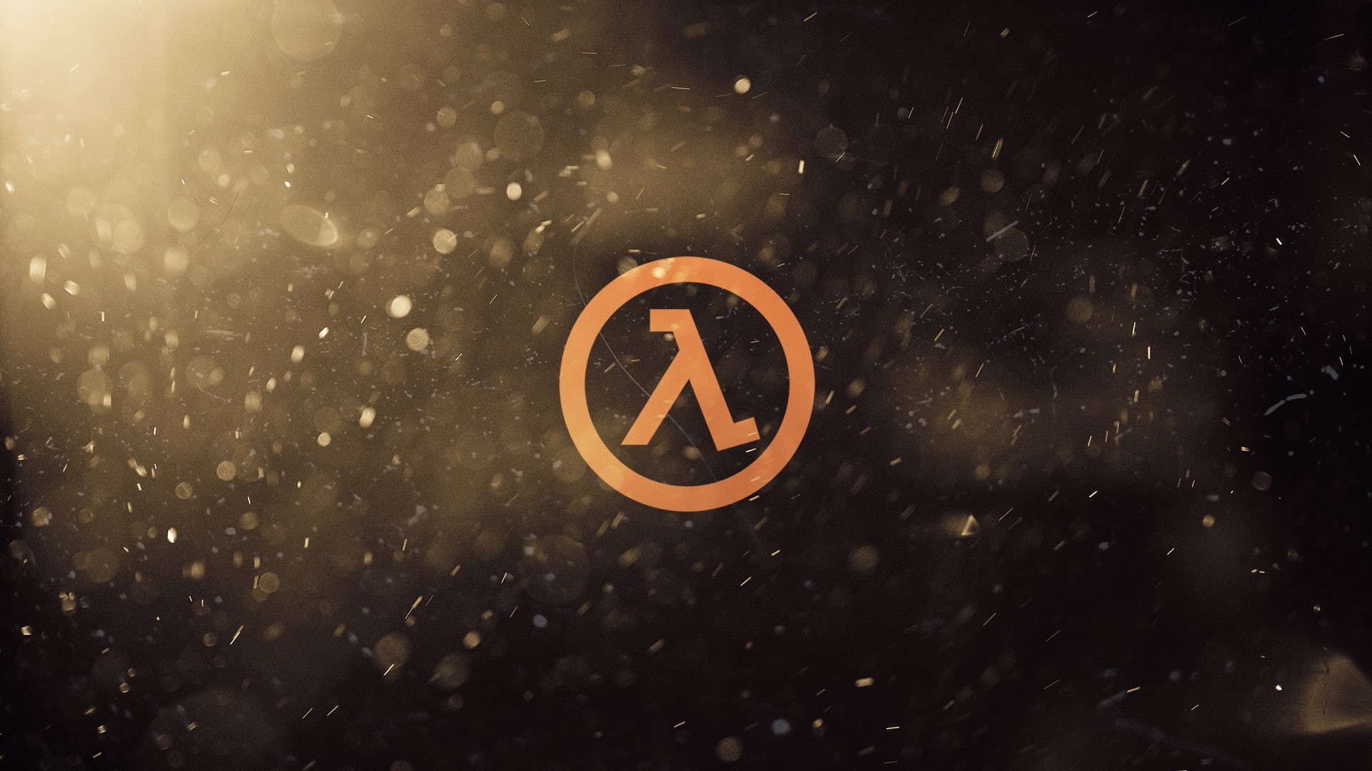 circle, rain, focus on foreground, sign, nature, close-up, shape, Half-Life, snowing, illuminated, wet, communication, 1080P, day, outdoors, no people, HD Wallpaper