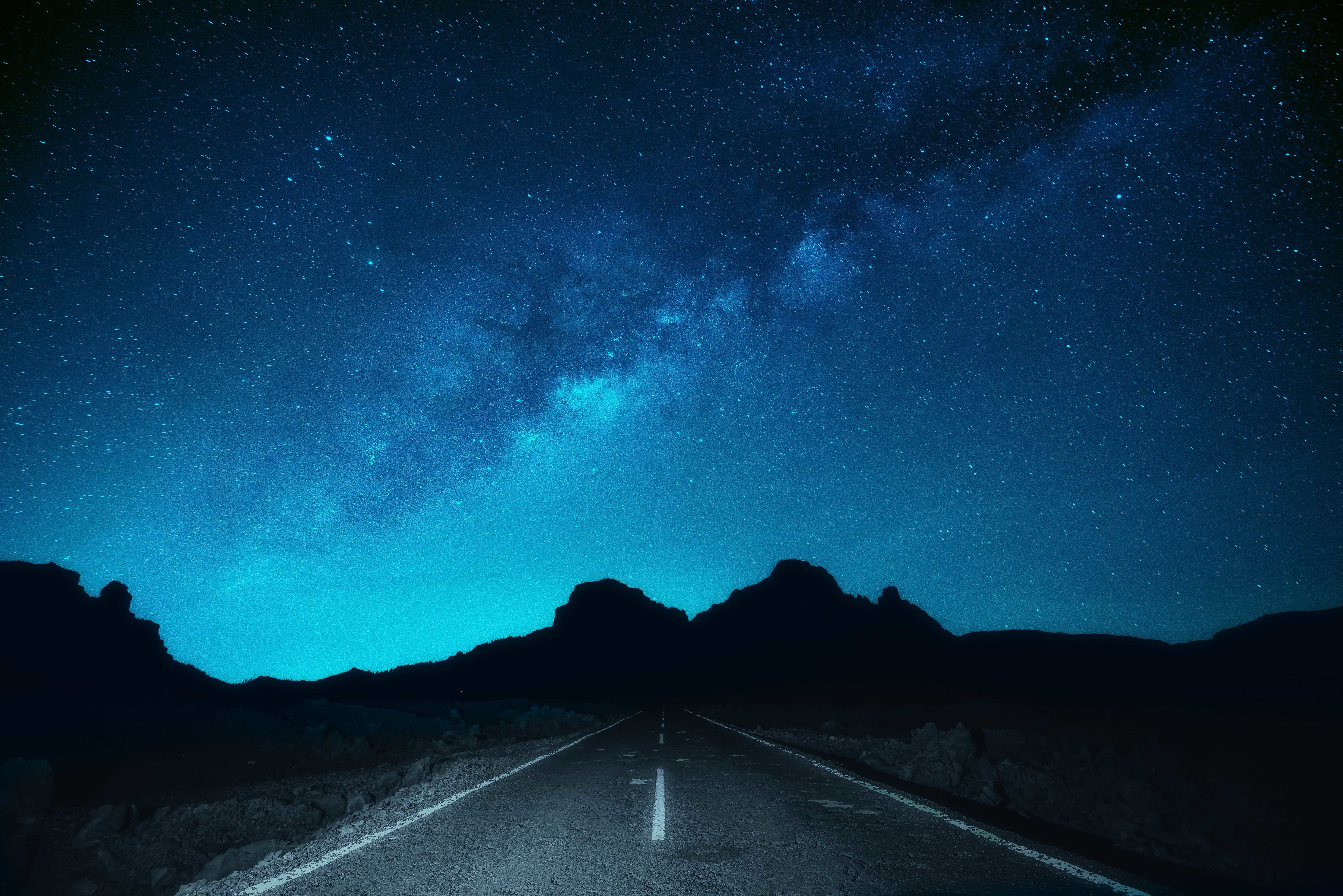 universe, direction, no people, diminishing perspective, the way forward, country, digital universe, photography, nature, sky, vanishing point, astronomy, HD Wallpaper