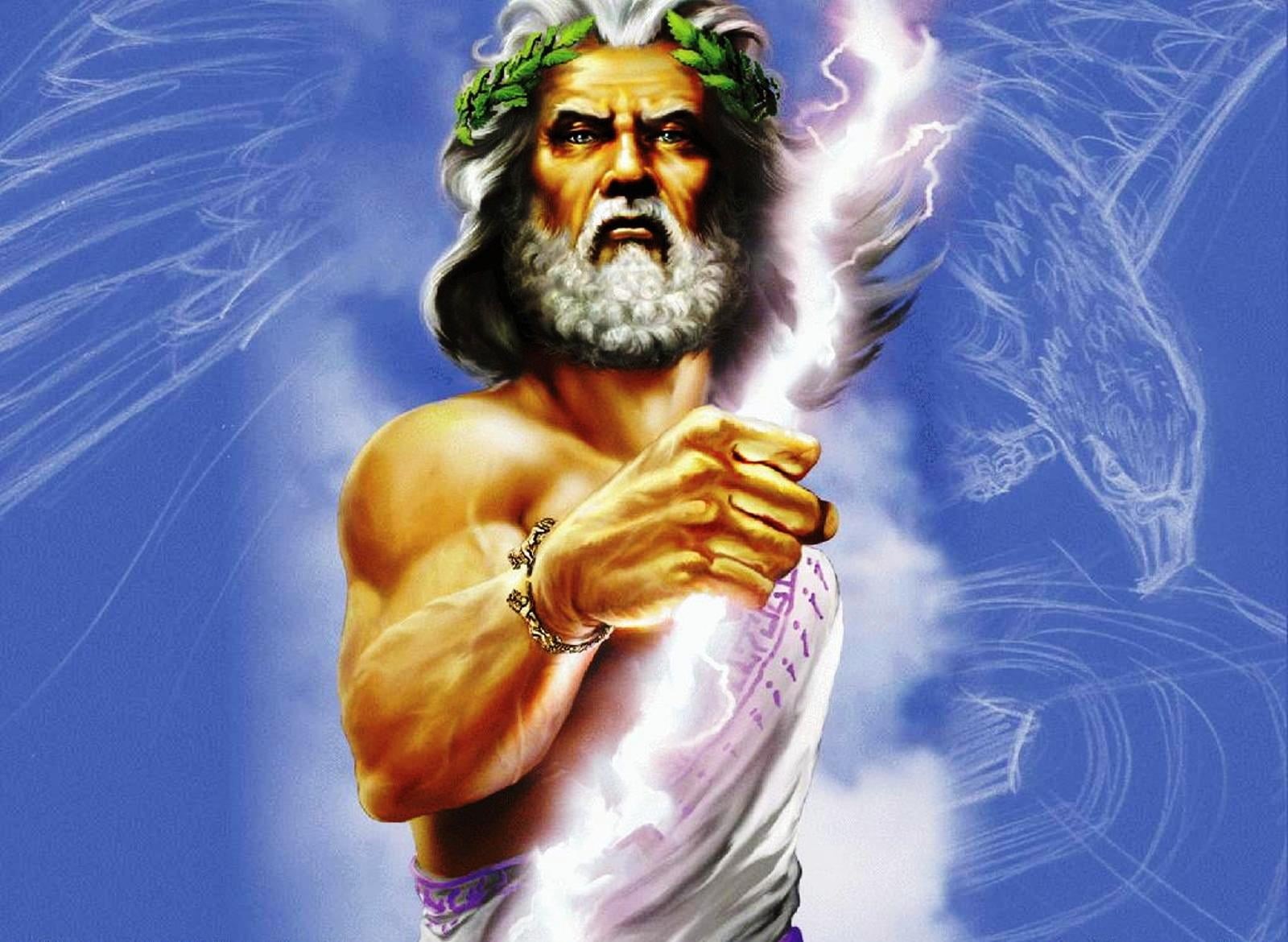 anger, facial hair, studio shot, portrait, zeus, religion, greek, one person, beard, costume, indoors, 720P, lord, Religious, adult, waist up, front view, HD Wallpaper