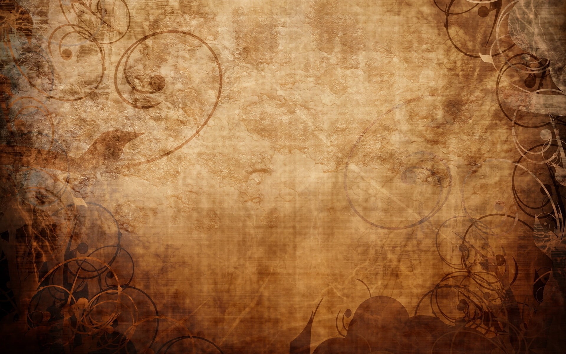 messy, design, edwardian Style, aging Process, ancient, old, textured, backdrop, abstract, copy Space, blank, vignette, light, pattern, old-fashioned, ornate, HD Wallpaper