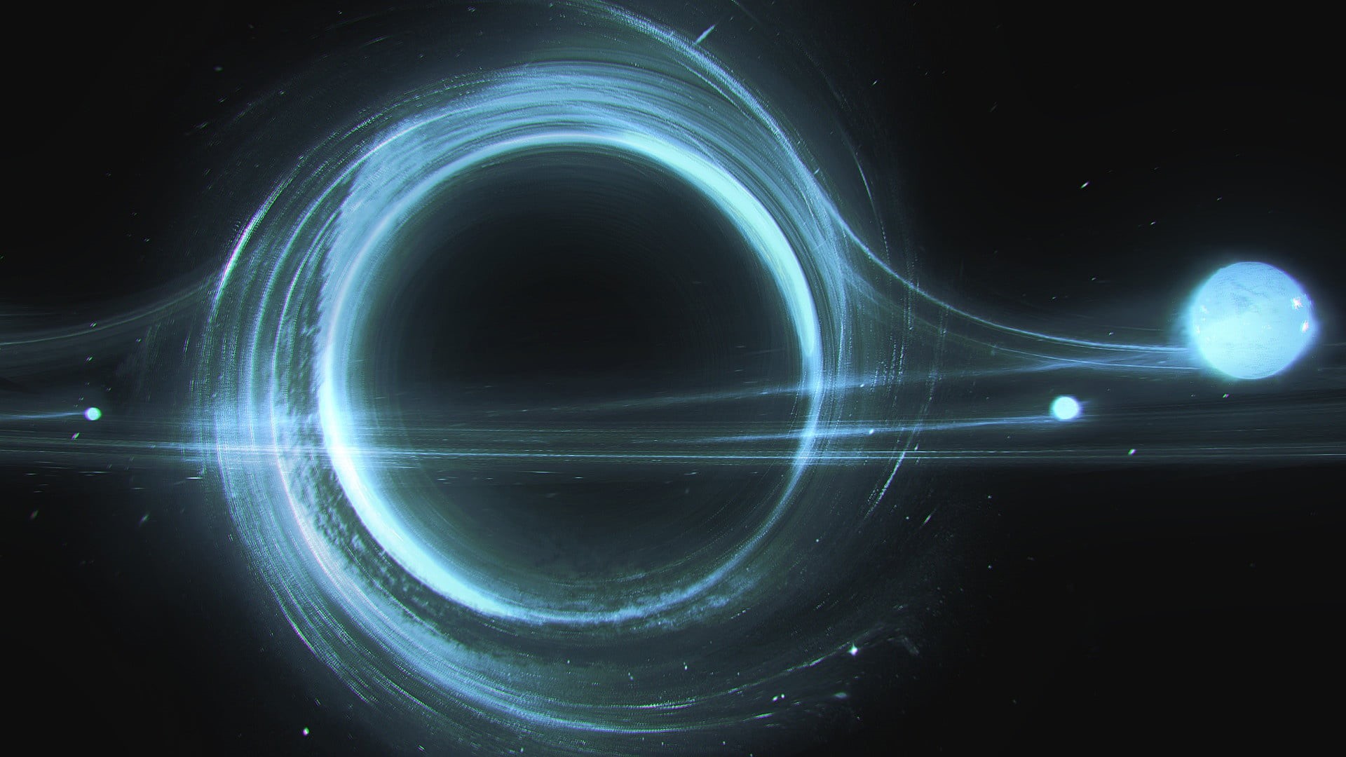 James Grygier, Science Fiction, Concept Art, Environments, Art, Space, Black Hole, Hole, by Jakub Grygier, The wormhole, 1080P, HD Wallpaper