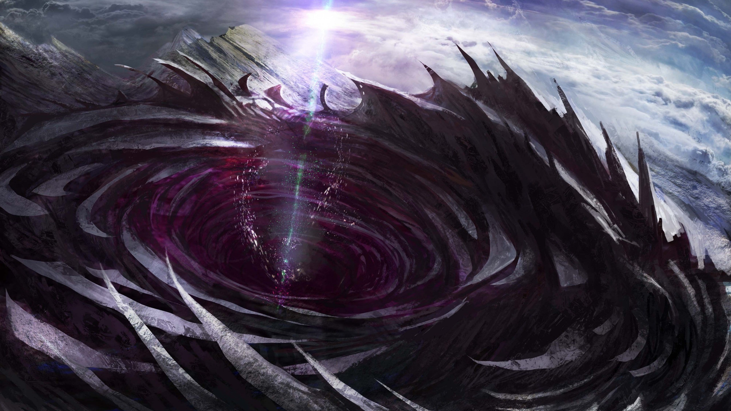 wormholes, planet, 2K, space, artwork, HD Wallpaper
