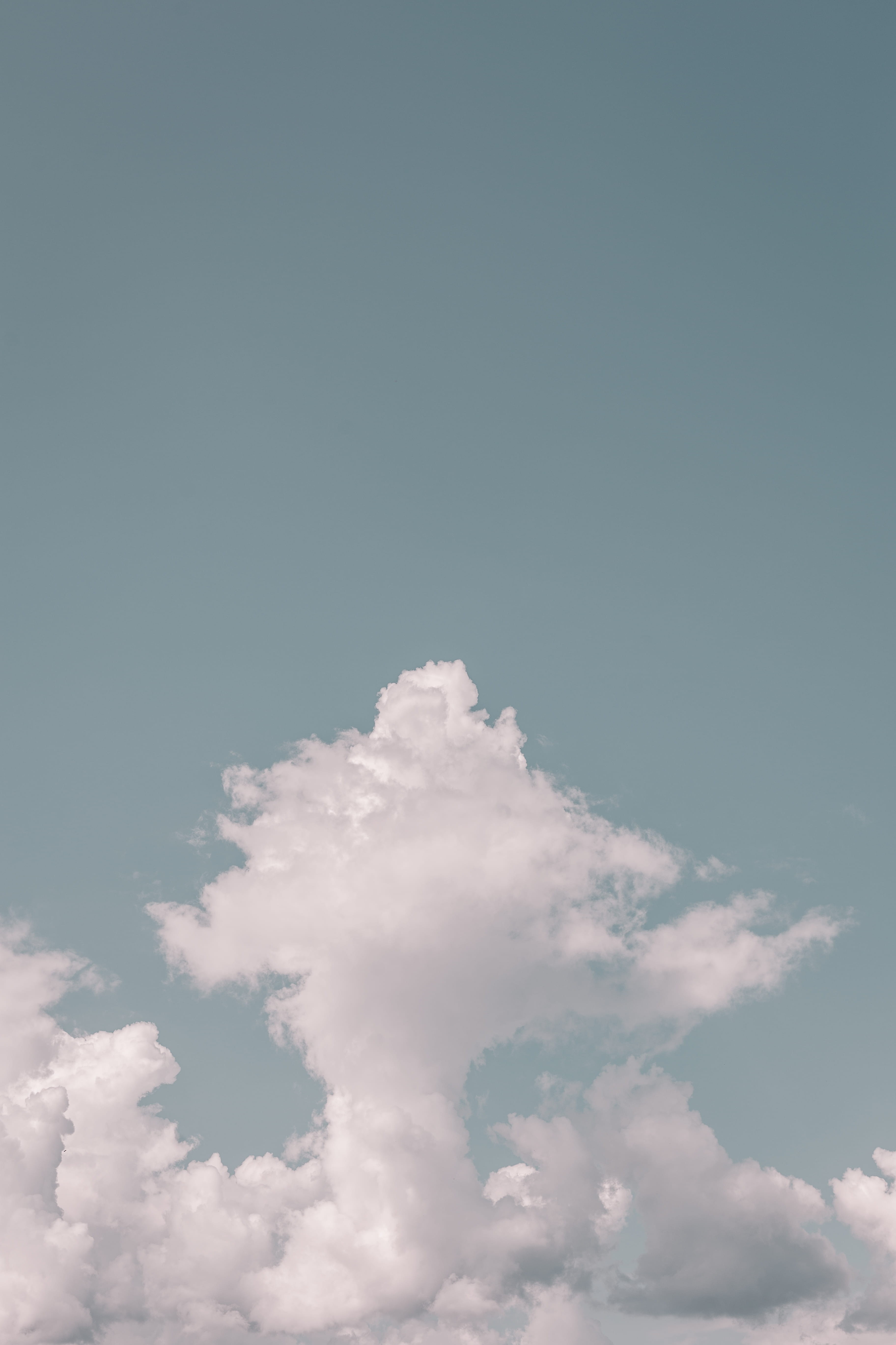 photo, summer, nature, sky, puffy, space, overcast, backdrop, no People, cloud - Sky, scenics, outdoors, landscape, fluffy, heaven, cloudscape, light - Natural Phenomenon, Phone HD Wallpaper