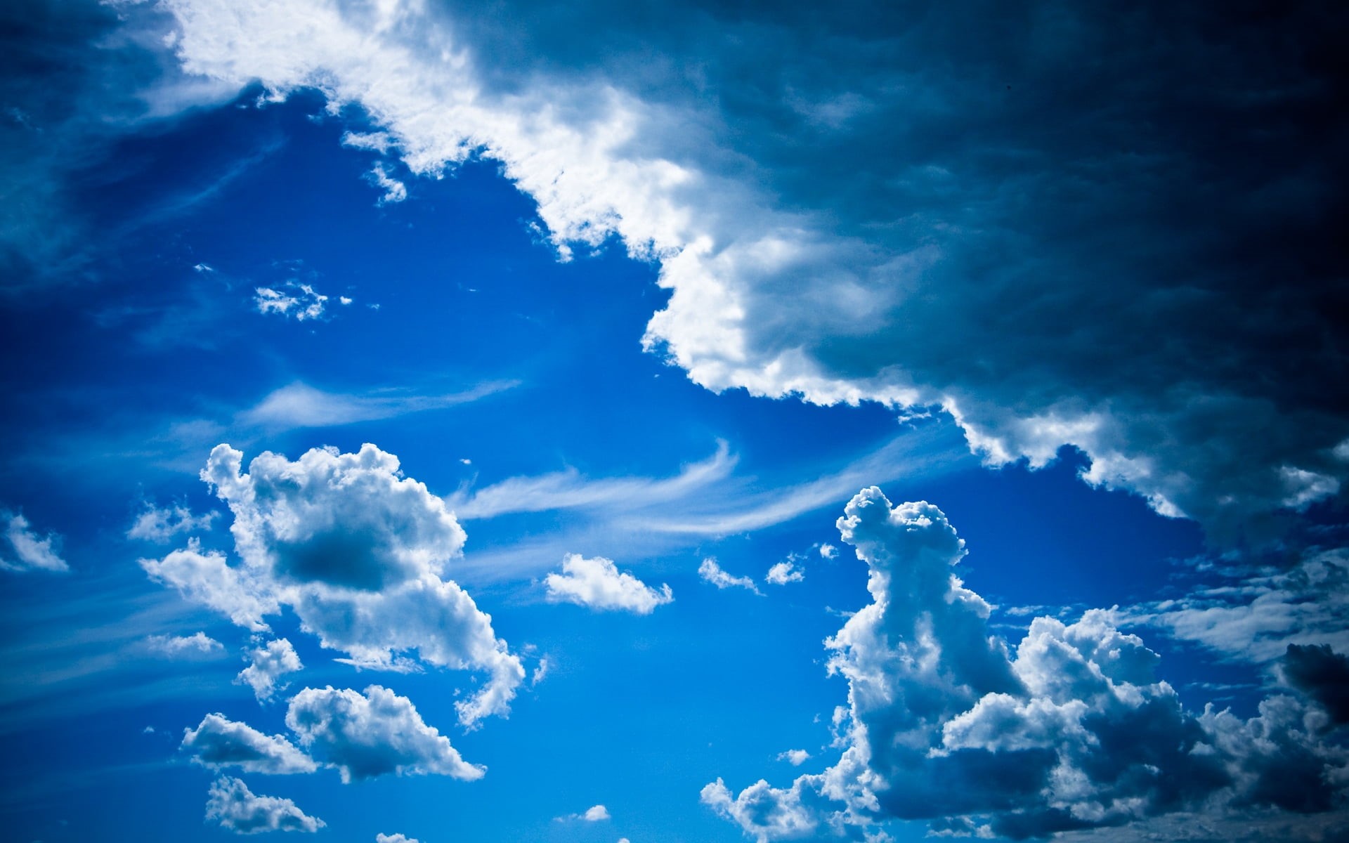 sunlight, clouds, volume, season, ozone Layer, fluffy, scenics, climate, sky, low angle view, air, 1080P, weather, nature, day, ease, tranquil scene, white, HD Wallpaper