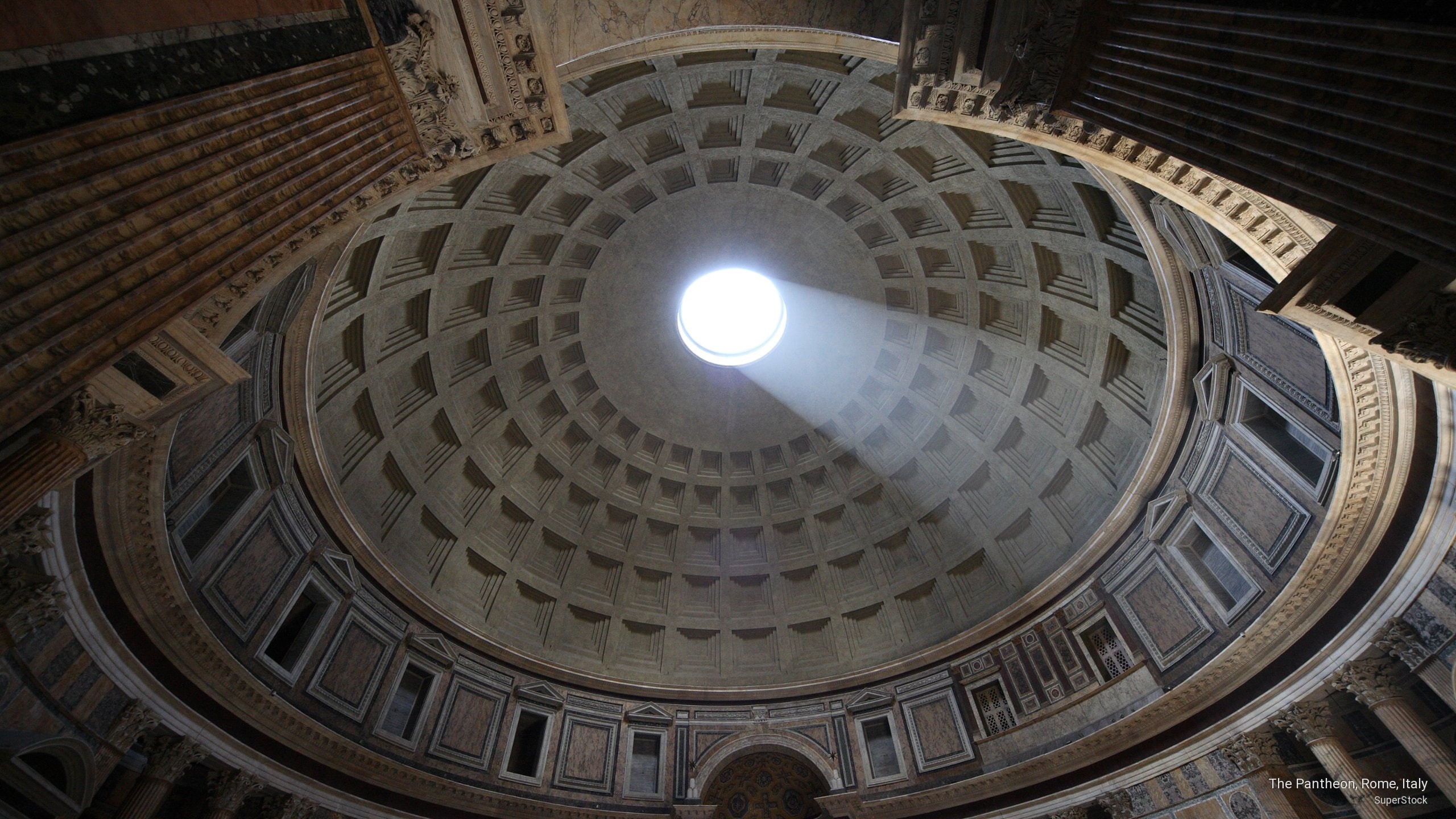 rome, italy, Landmarks, pantheon, 2K, HD Wallpaper