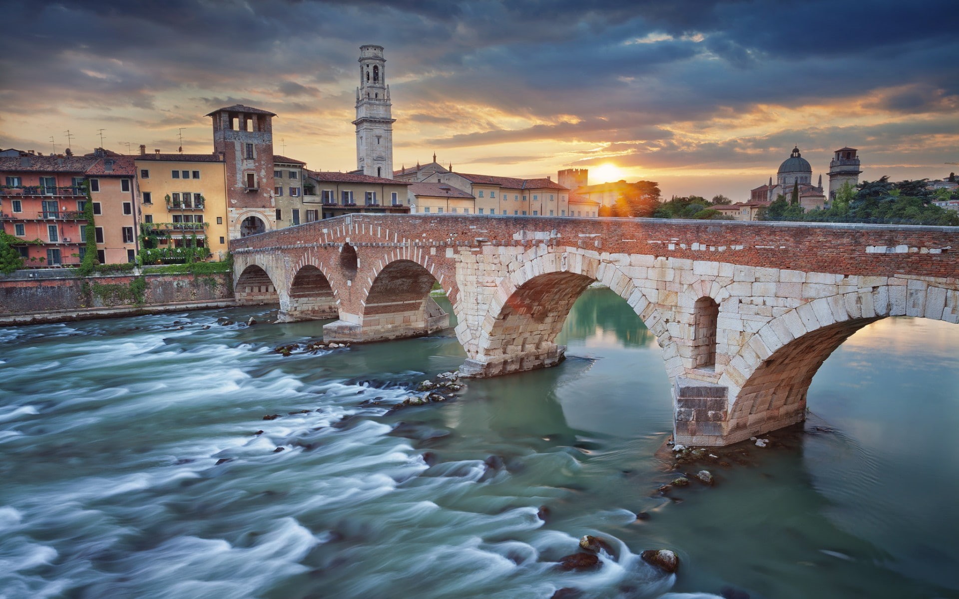 Verona, Italy, 1080P, HD Wallpaper