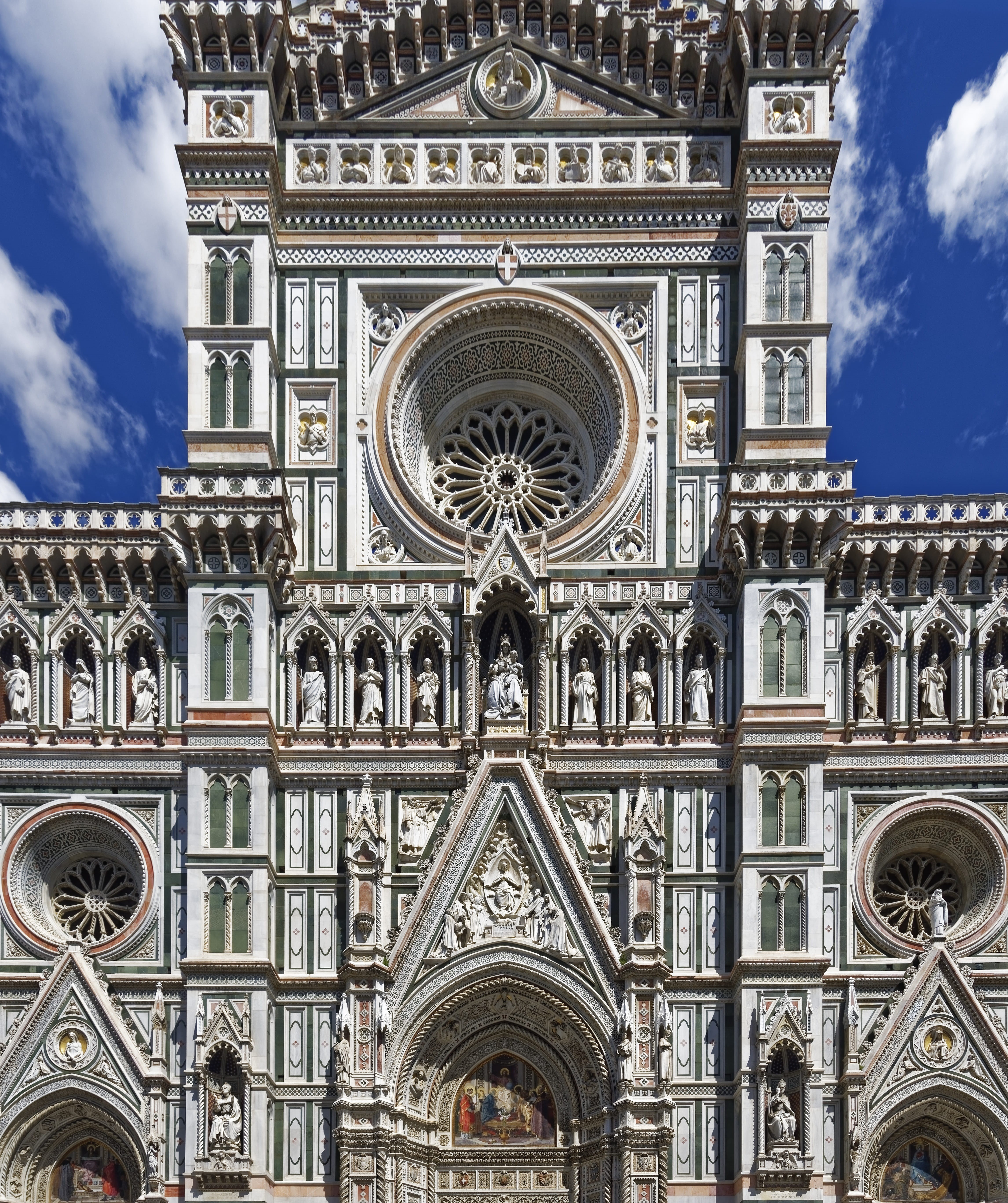 building, belief, travel destinations, arch, 5K, no people, built structure, the past, church, travel, architecture, cathedral of santa maria del fiore, Phone HD Wallpaper