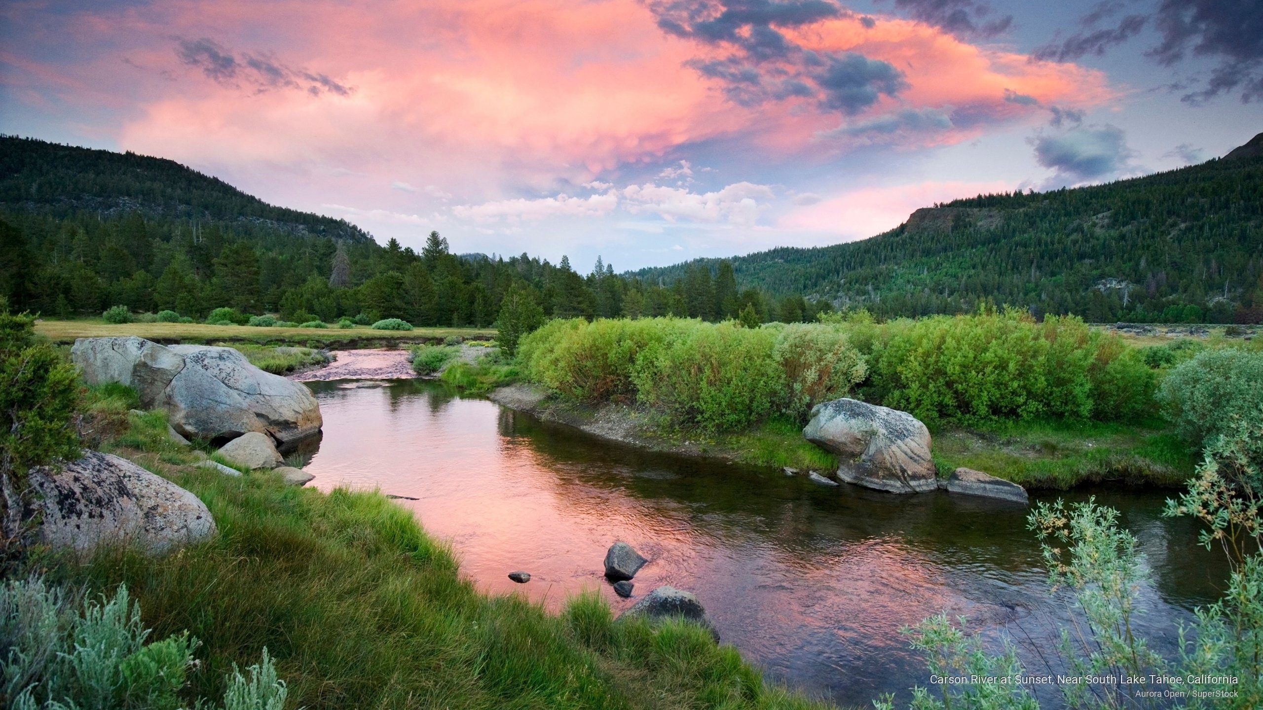 near, lake, river, sunset, carson, Spring/Summer, 2K, south, california, tahoe, HD Wallpaper
