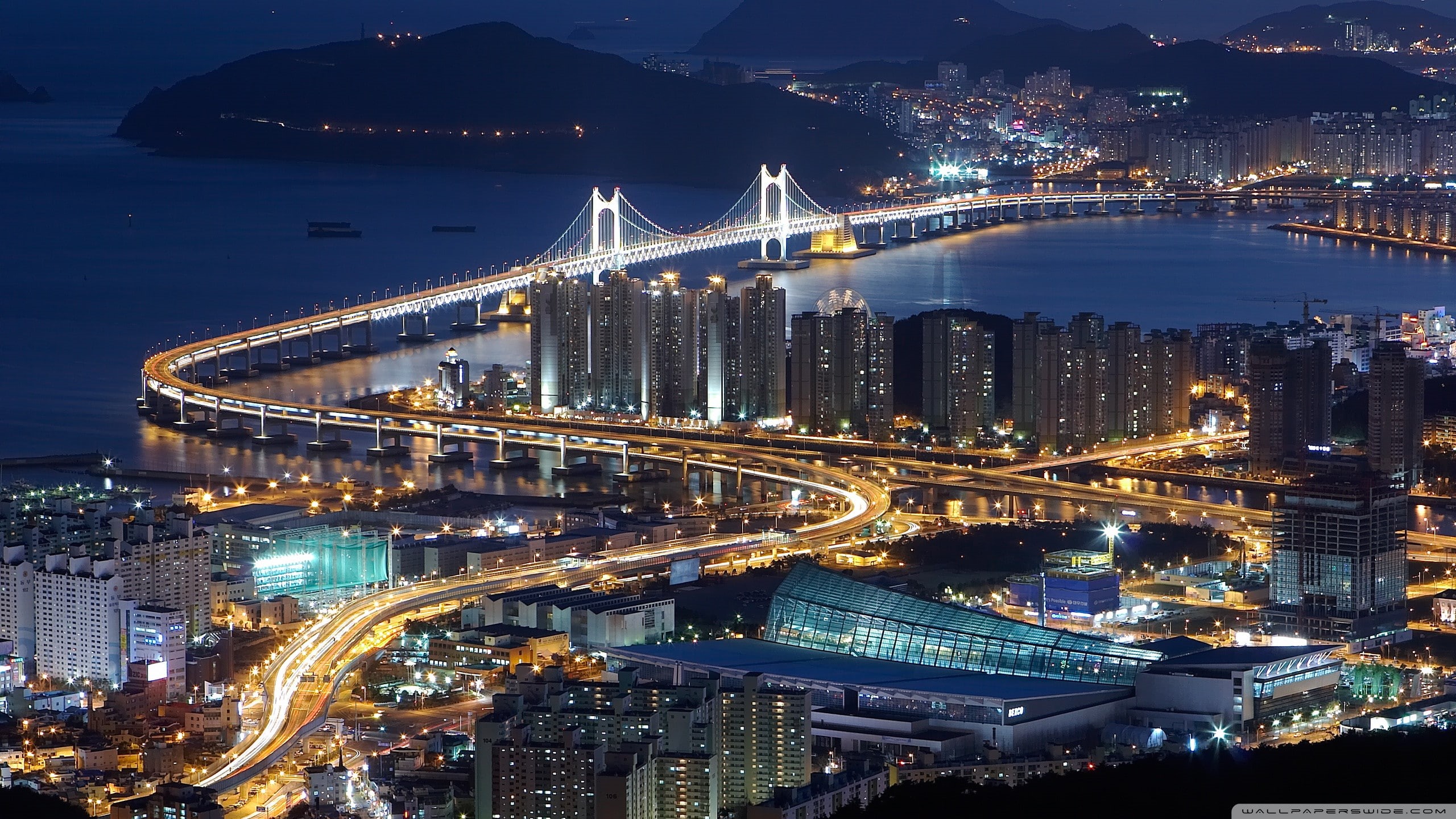 asia, hd world, South Korea, 2K, Busan, 4K, world, 2560x1440, HD Wallpaper