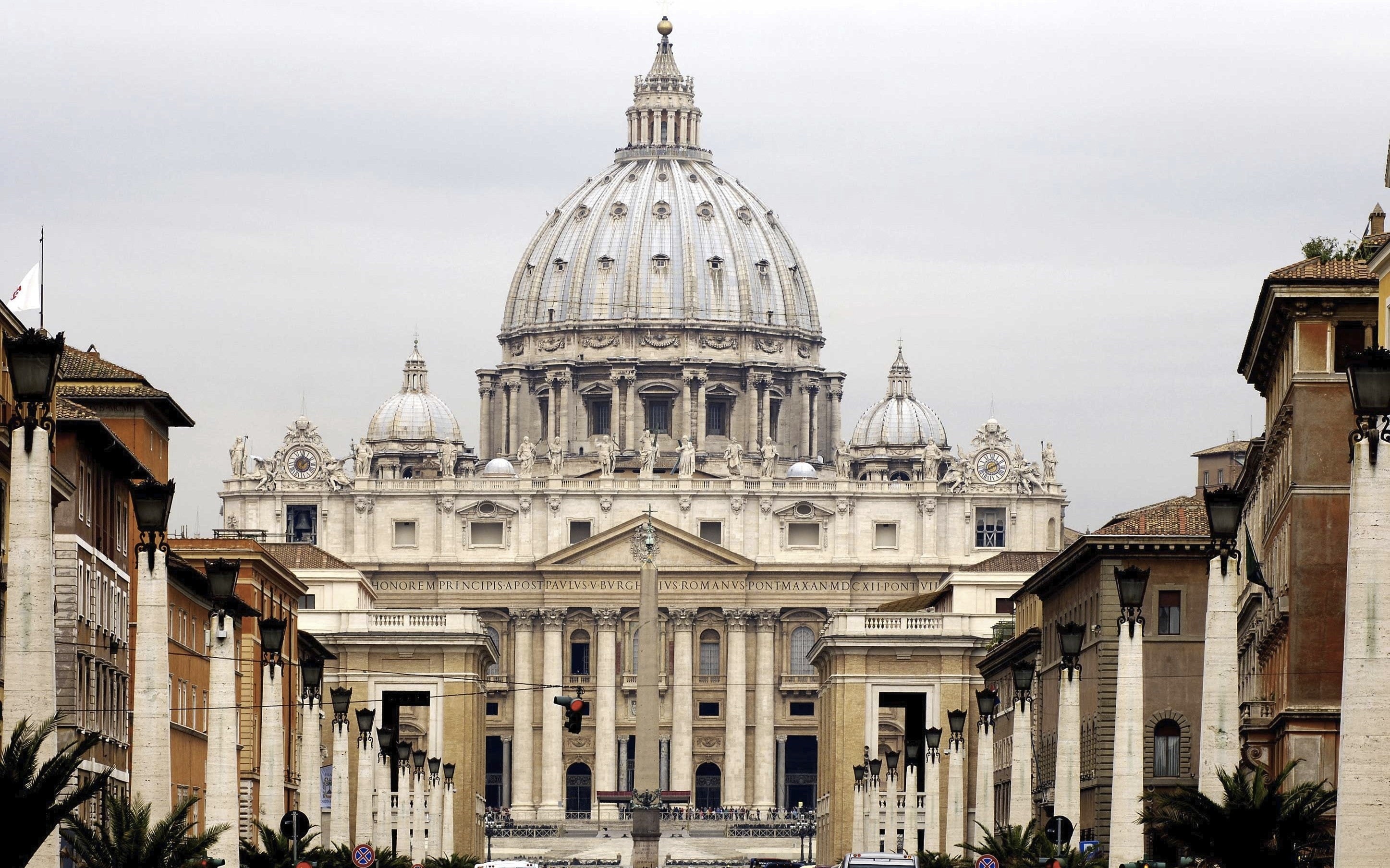 dome, city, ornate, religious, built structure, architecture, Rome, tourism, the past, incidental people, day, spire, 2K, building exterior, government, HD Wallpaper