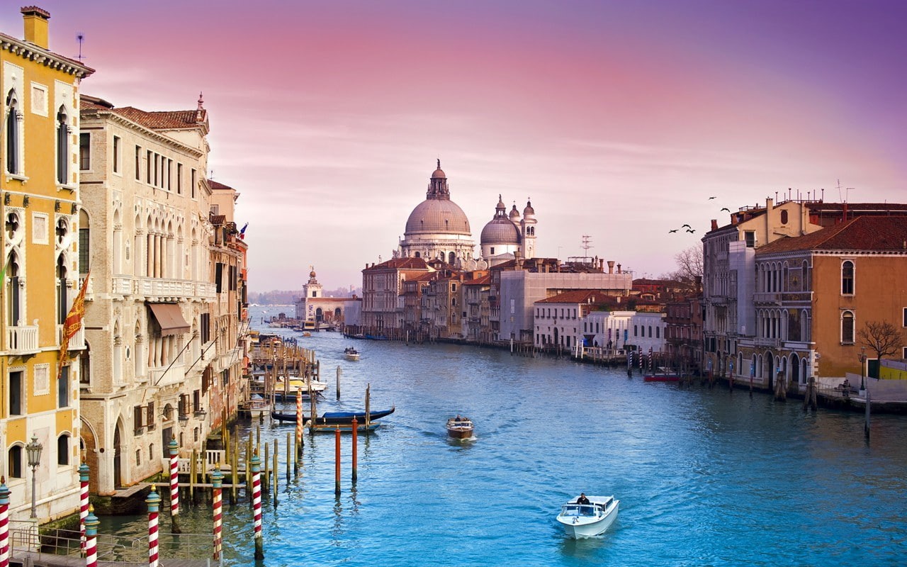 Venice, cityscape, Italy, Grand Canal, 720P, HD Wallpaper