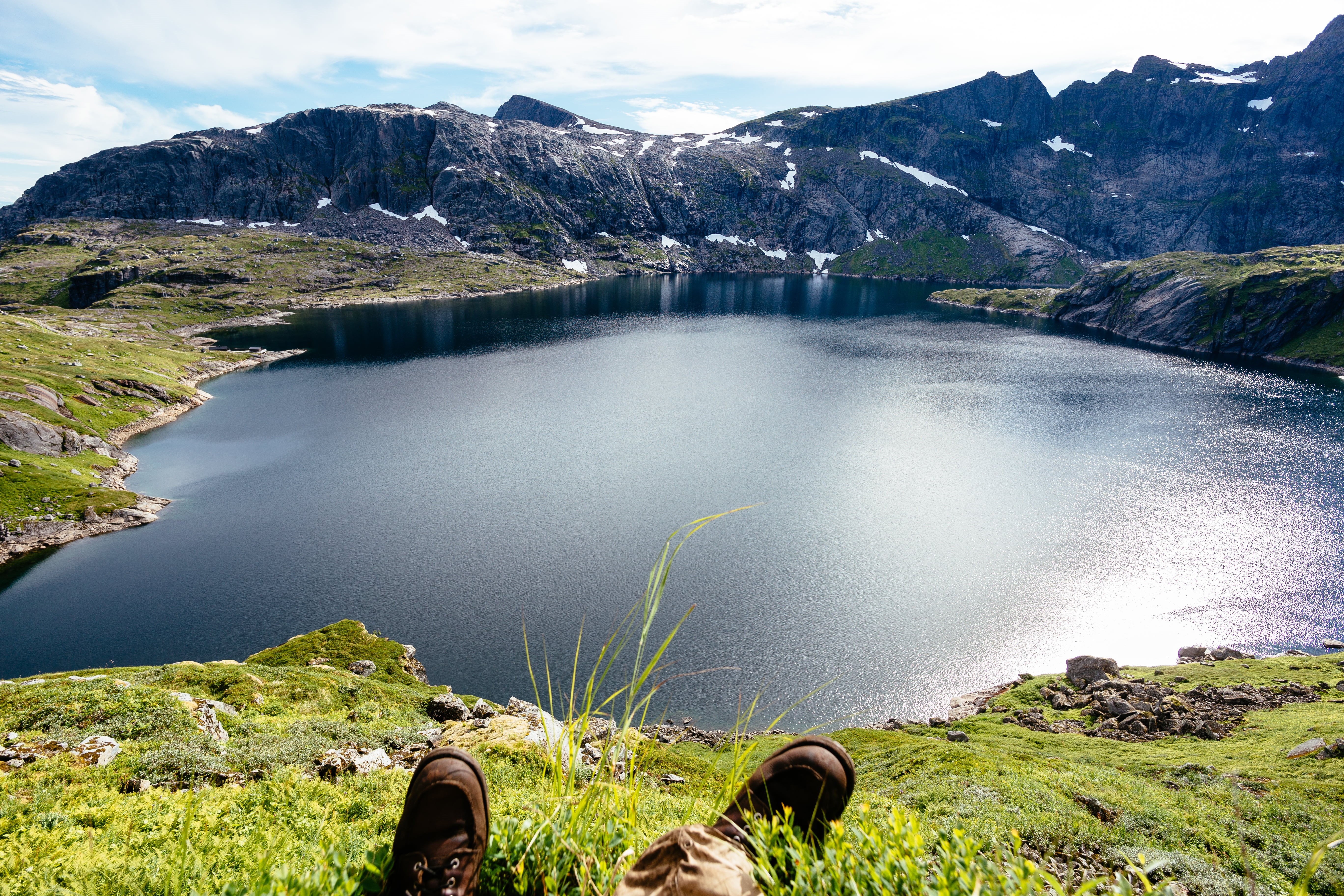 landscape photography, Norwegen, Scandinavia, Norway, ZE, Summer, travel, grass, european Alps, mountain, near, brown, Zeiss, Berge, outdoors, Creative Commons, HD Wallpaper