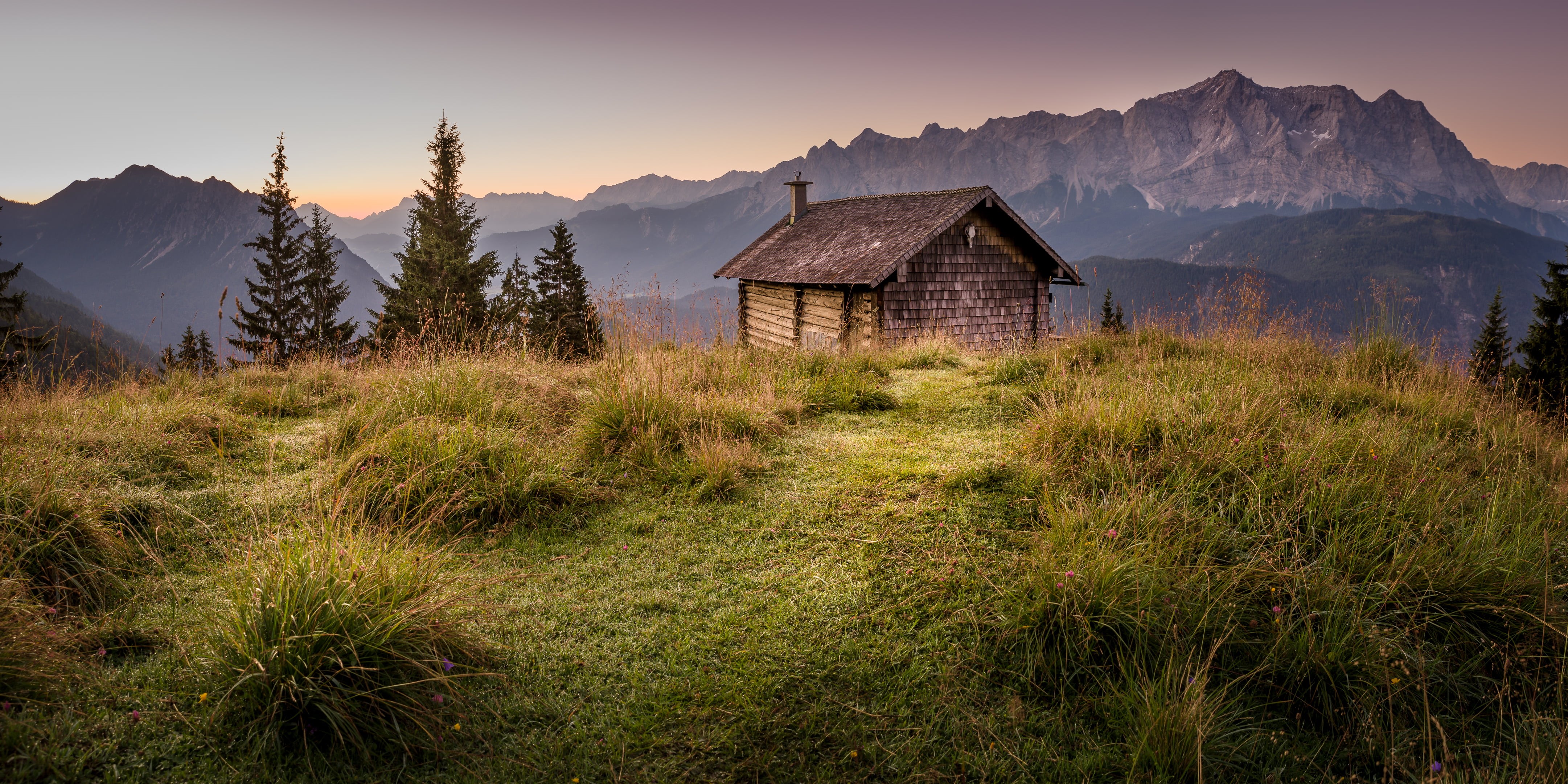 sun, Alm, wetterstein, sunrise, Landscape, sunset, Waxenstein, mountain Peak, K-1, Beautiful, countryside, scenery, nobody, Bayern, golden hour, Morgenrot, HD Wallpaper