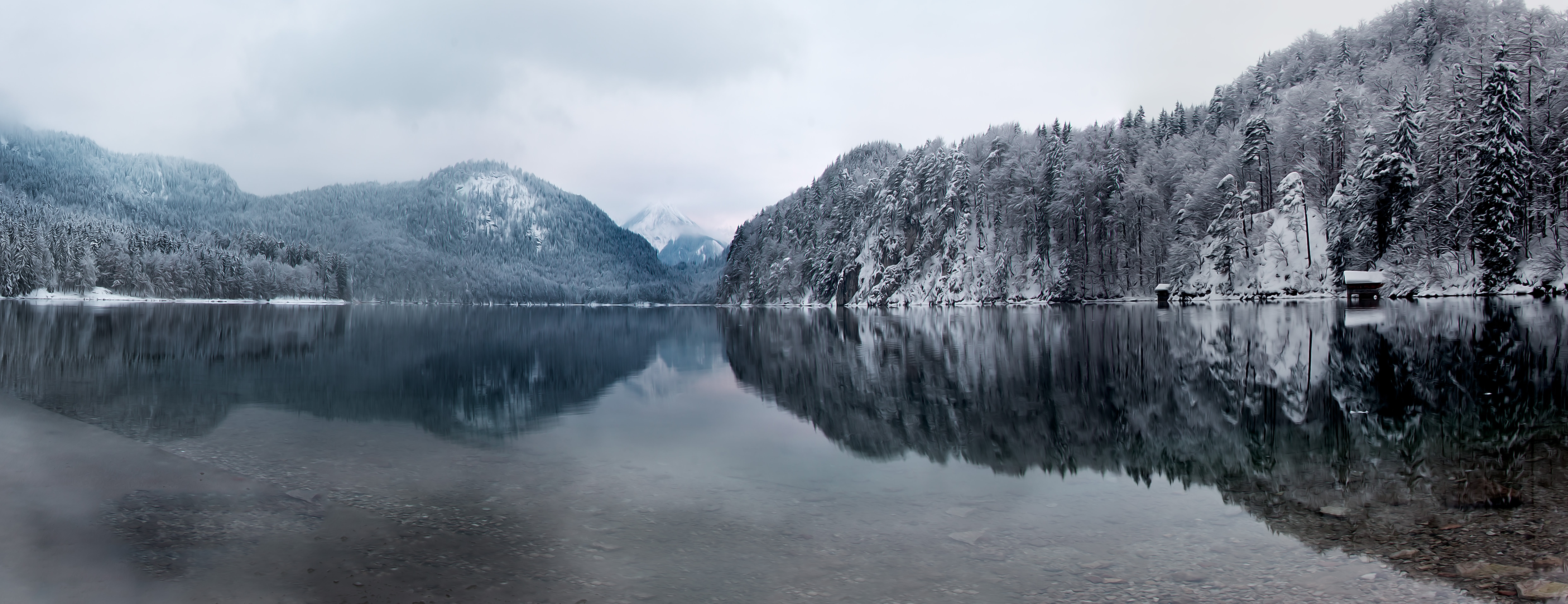 white  mountains, spiegel, water, 8K, mirror, mountains, scenics, lake, alps, body of water, tree, body, mountain, outdoors, bavaria, calm, landscape, HD Wallpaper