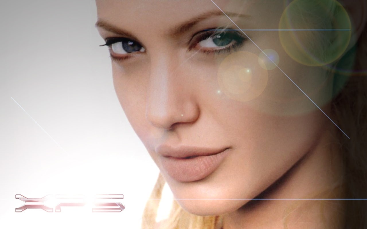 technology, hd, jolie, angelina, art, XPS, 720P, Dell, HD Wallpaper