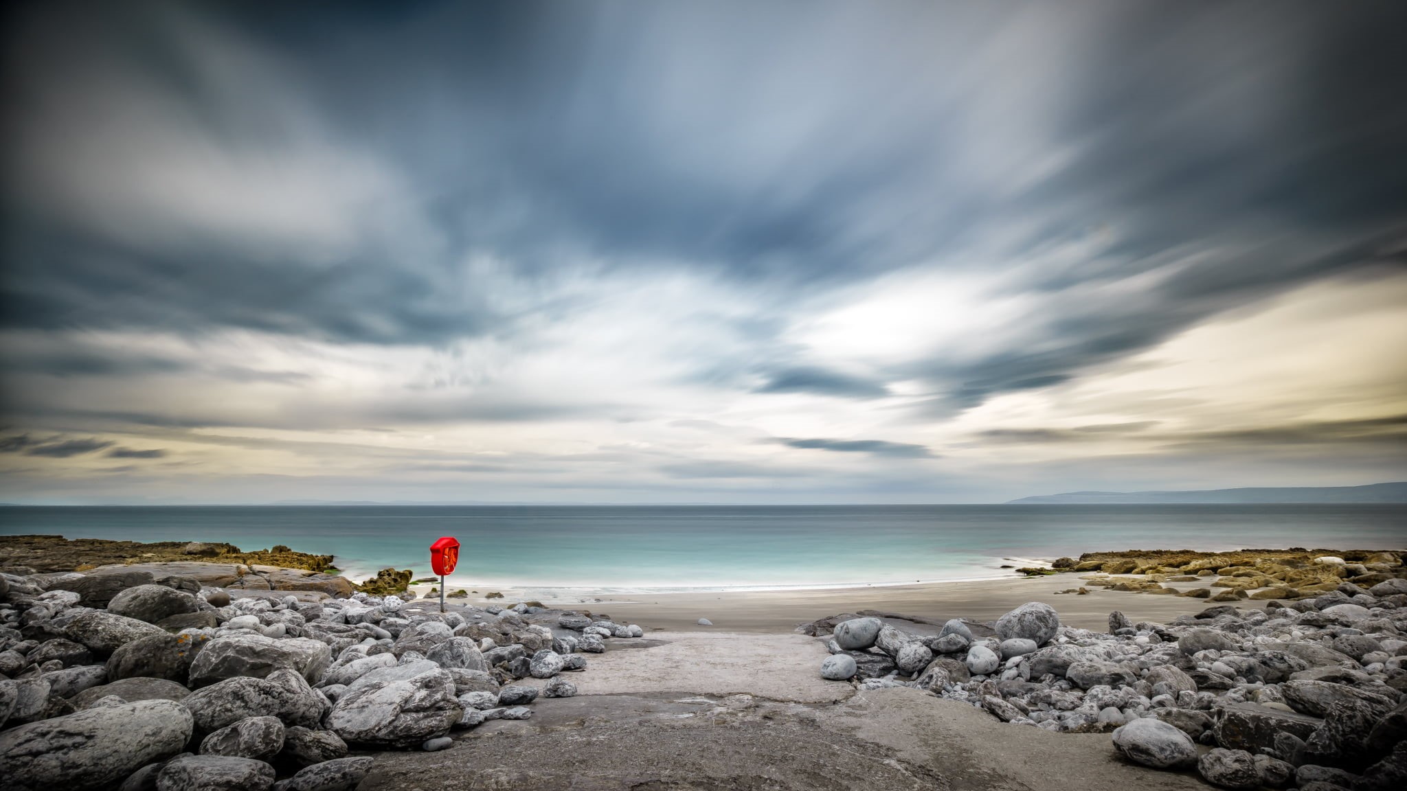 clouds, seashore, nature, sunset, europe, sky, Inisheer, sea, landscape photography, ireland  island, daytime, coastline, photography, Seascape, ultra, HD Wallpaper