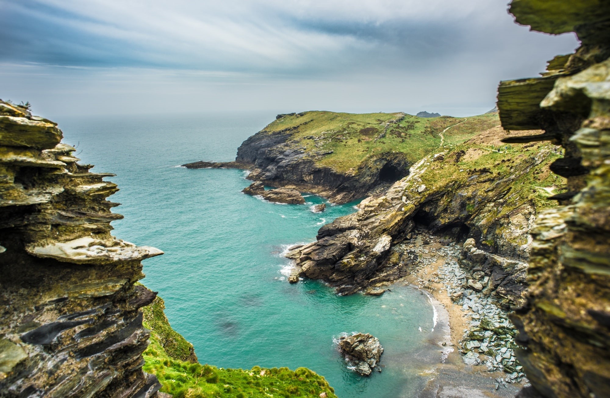 canon fd 24mm, touristdestinations, Cliff, Travel, water, 1080P, Holiday, rock, visit, idyllic, outdoors, Landscape, Vacation, United Kingdom, day, rock formation, HD Wallpaper