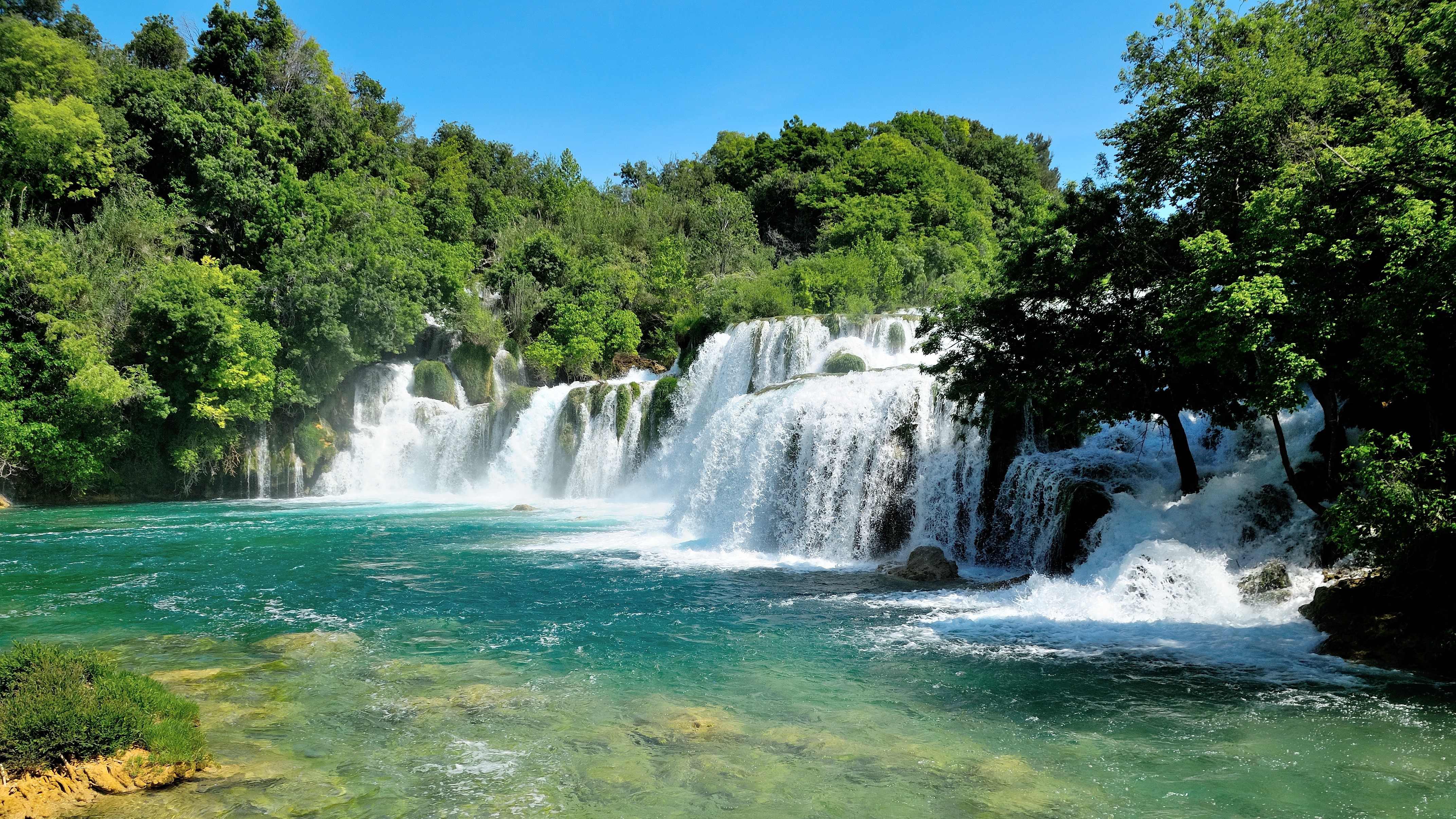 buk, long exposure, travel, motion, croatia, tourism, national, body, plant, view, green, scenics - nature, flowing, summer, tropical Rainforest, nature, HD Wallpaper