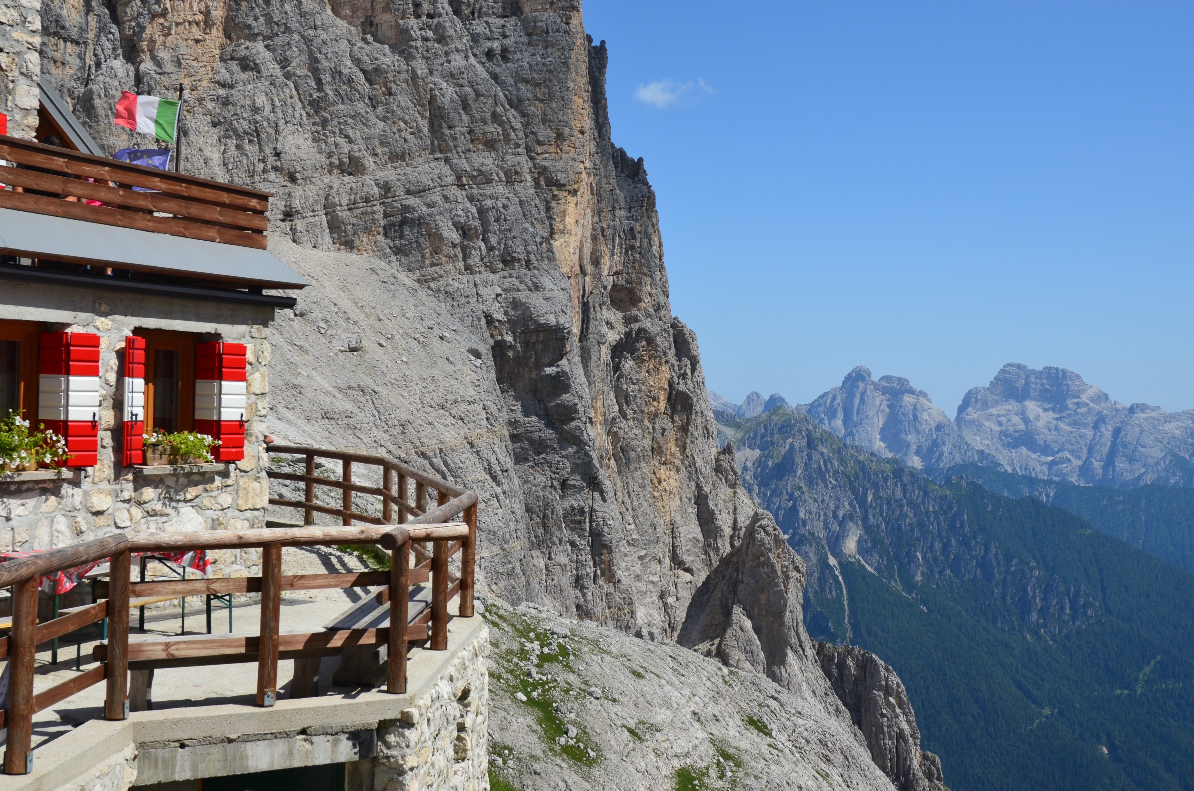 rock, dolomiti, mountain, solid, building, rock formation, alps, outdoors, mountain range, scenics - nature, Italy, building exterior, no people, low angle view, HD Wallpaper