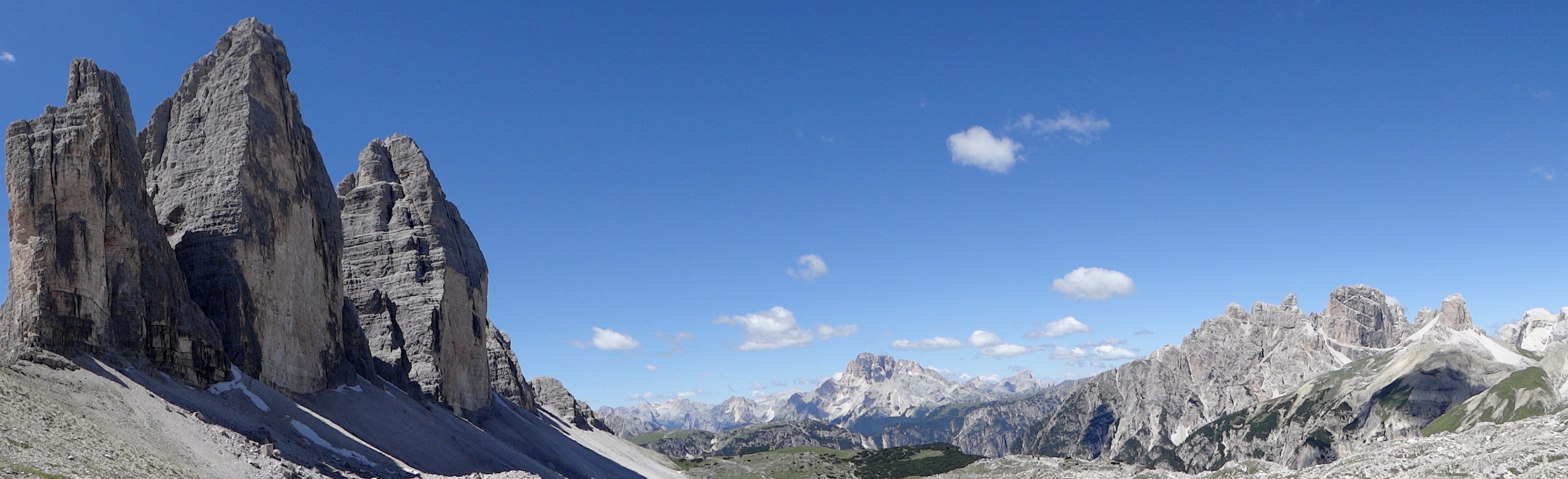 mountain, italy, travel, outdoors, non-urban scene, nature, beauty in nature, mountain peak, travel destinations, environment, sky, blue, big pinnacle, HD Wallpaper