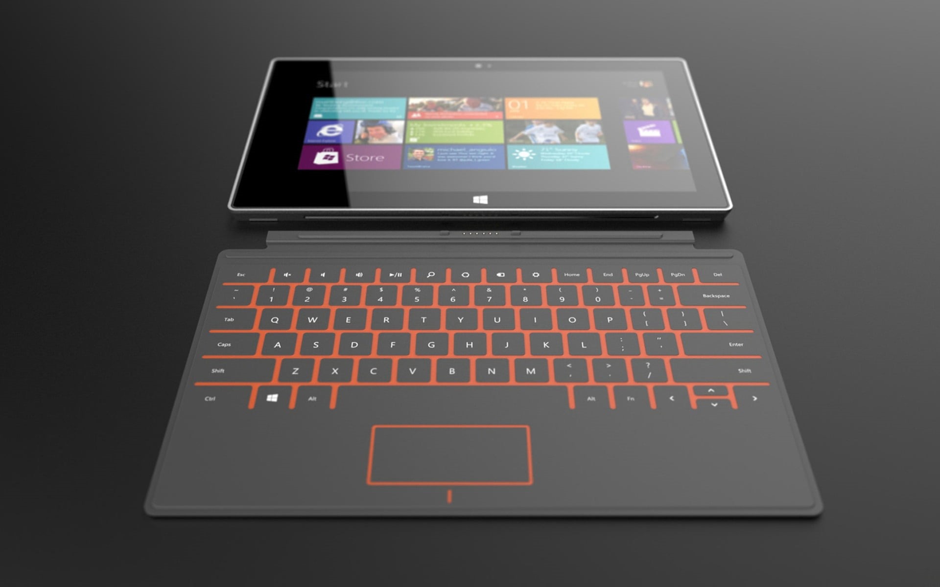 modern, computer Monitor, equipment, computer Keyboard, laptop, multi colored, 1080P, data, close-up, black, indoors, internet, business, microsoft, no People, HD Wallpaper